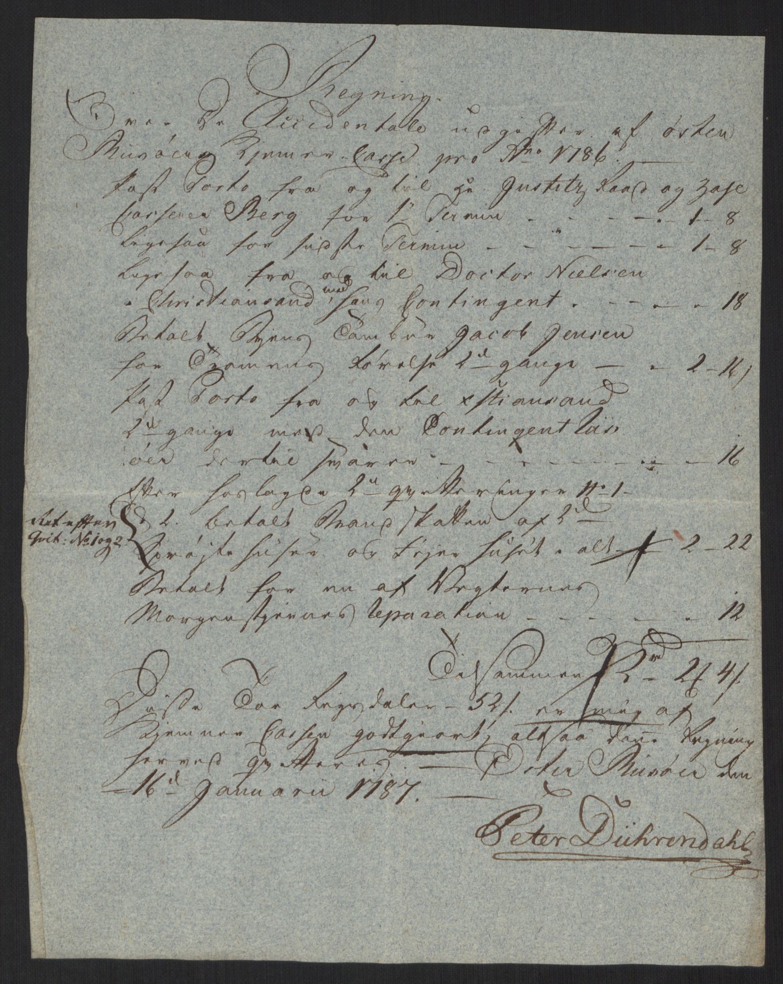 Danske Kanselli 1800-1814, AV/RA-EA-3024/K/Kk/Kka/Kkac/L0233: Kjøpstadregnskap Øster Risør, 1772-1790, p. 338