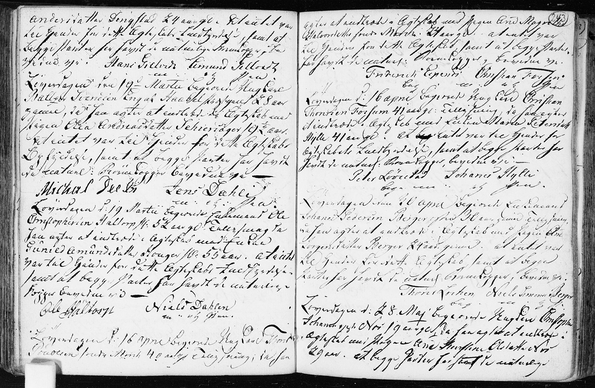 Spydeberg prestekontor Kirkebøker, AV/SAO-A-10924/F/Fa/L0003: Parish register (official) no. I 3, 1778-1814, p. 243