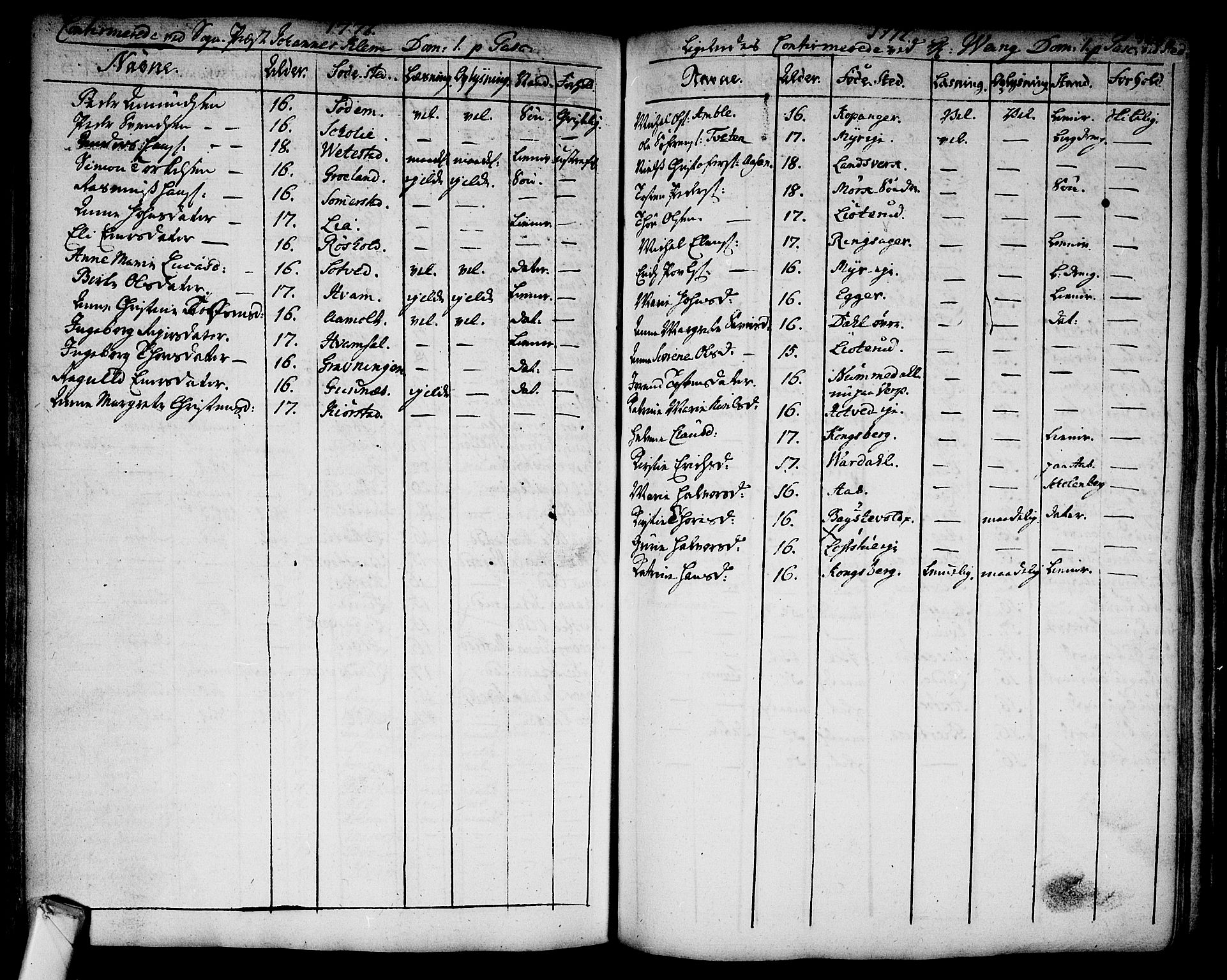 Sandsvær kirkebøker, SAKO/A-244/F/Fa/L0002a: Parish register (official) no. I 2, 1725-1809, p. 368
