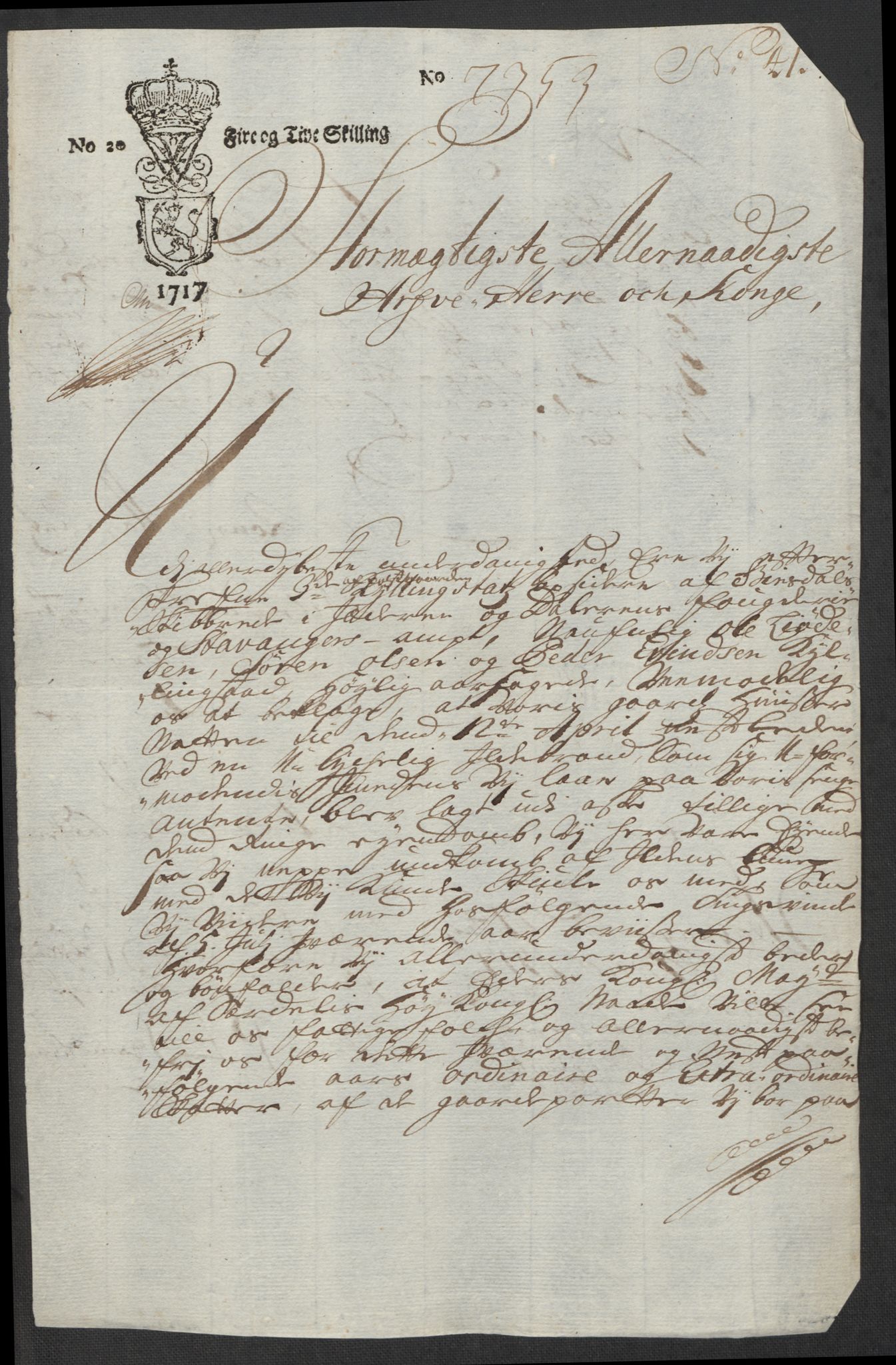 Rentekammeret inntil 1814, Reviderte regnskaper, Fogderegnskap, AV/RA-EA-4092/R46/L2742: Fogderegnskap Jæren og Dalane, 1717, p. 181