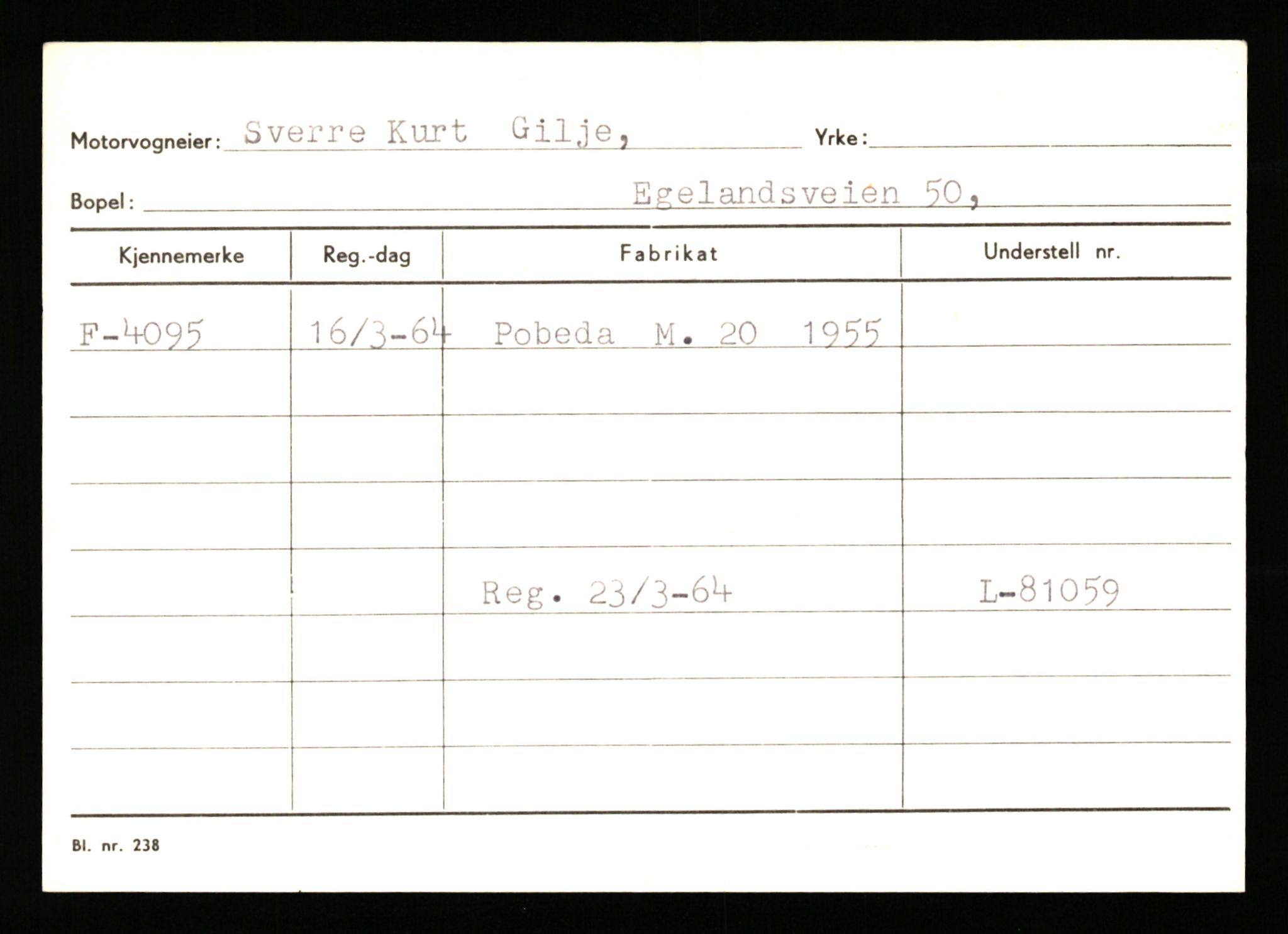 Stavanger trafikkstasjon, AV/SAST-A-101942/0/G/L0001: Registreringsnummer: 0 - 5782, 1930-1971, p. 2515