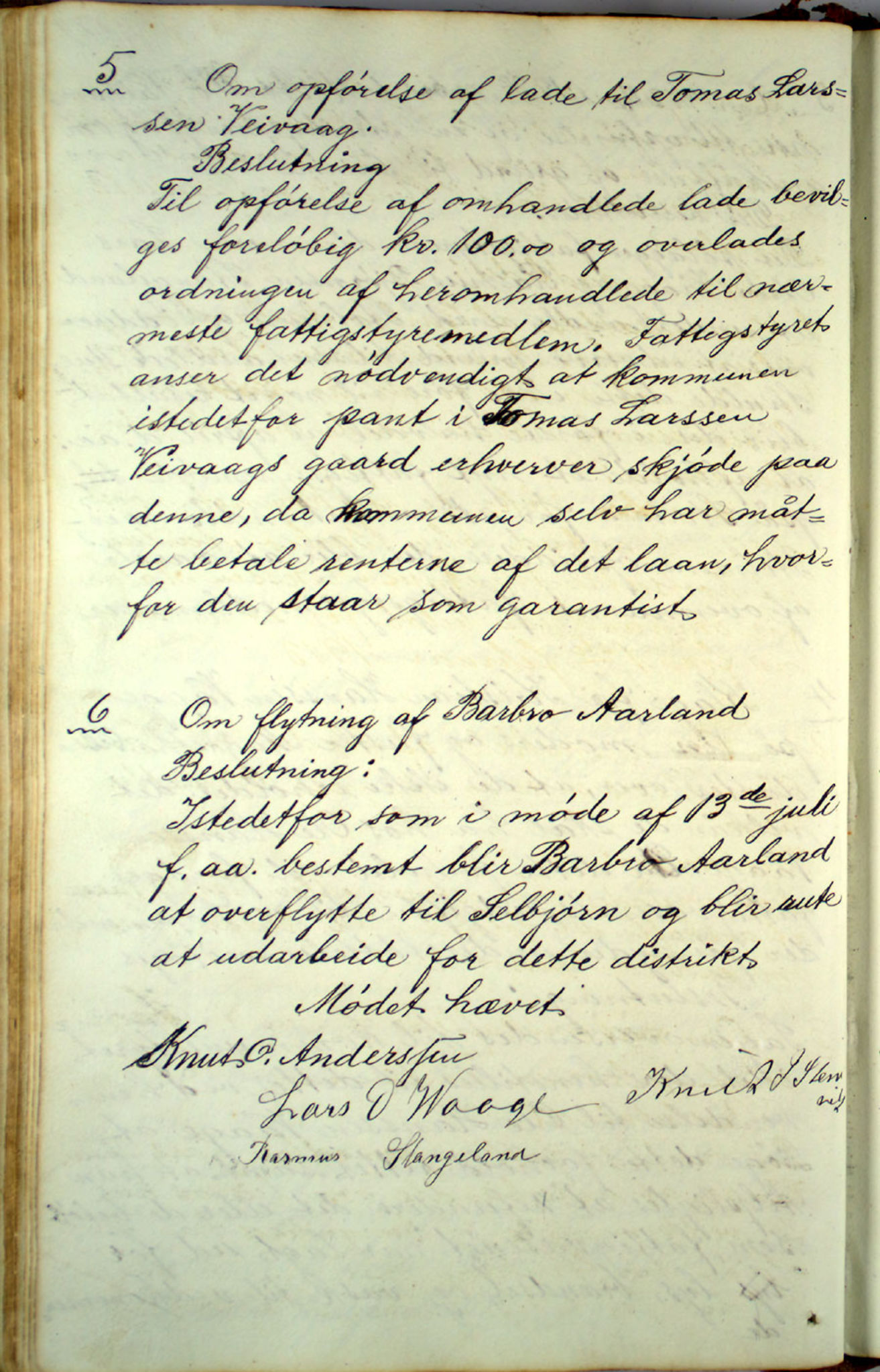 Austevoll kommune. Fattigstyret, IKAH/1244-311/A/Aa/L0001: Møtebok for Møgster fattigkommisjon og fattigstyre, 1846-1920, p. 179b