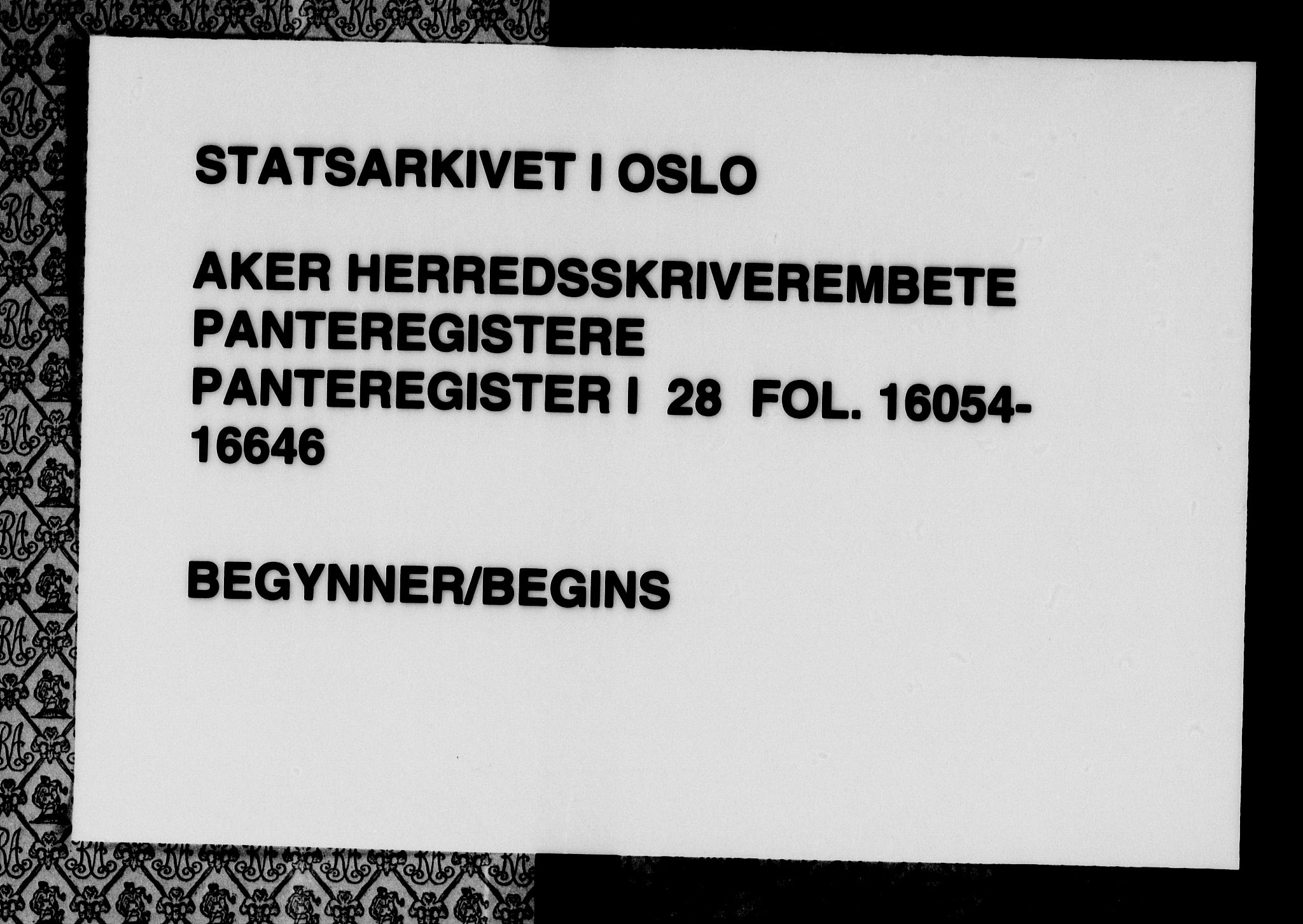 Aker herredsskriveri, SAO/A-10896/G/Ga/Gab/Gaba/L0028: Mortgage register no. I 28, 1911-1950