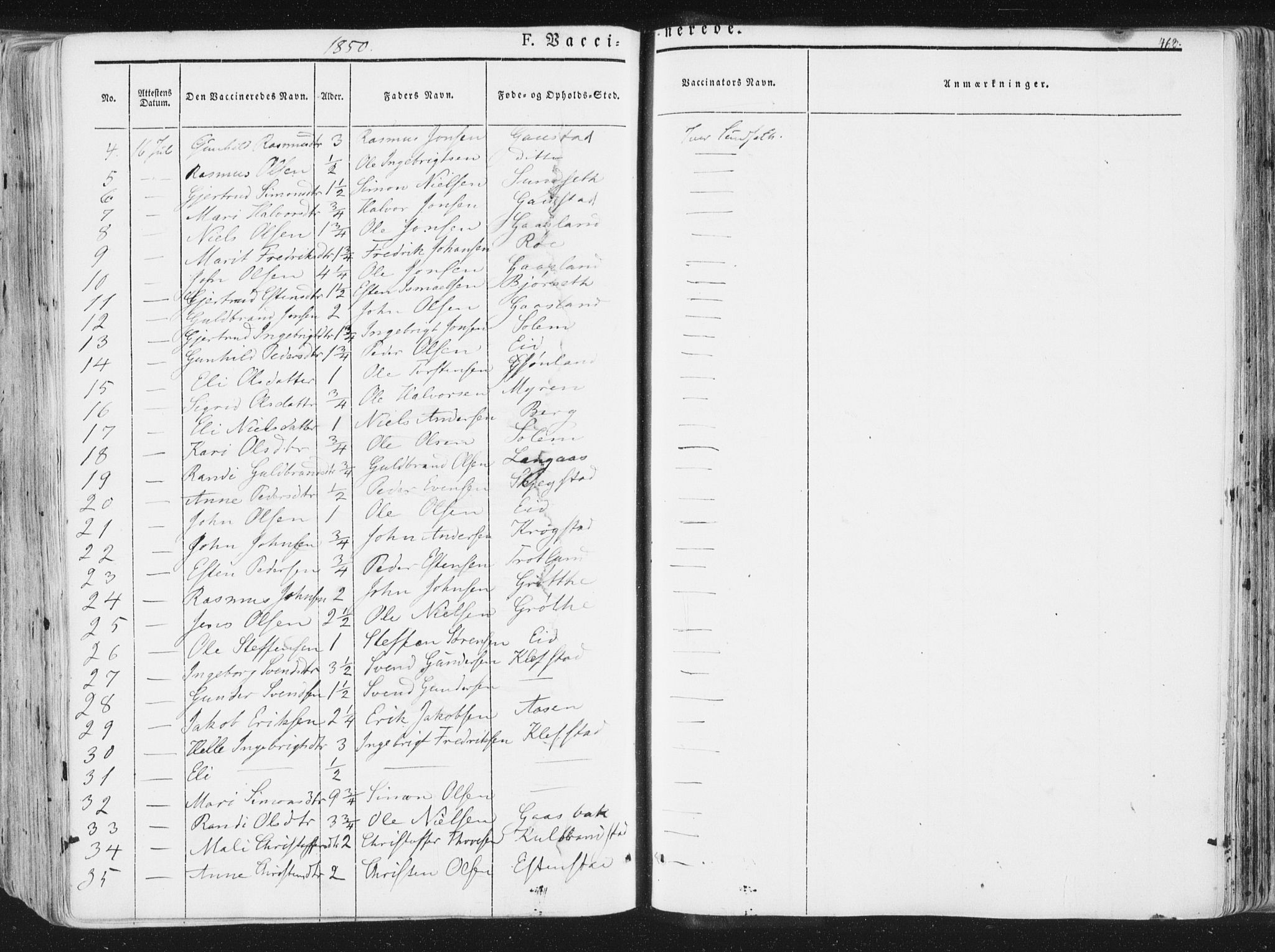 Ministerialprotokoller, klokkerbøker og fødselsregistre - Sør-Trøndelag, AV/SAT-A-1456/691/L1074: Parish register (official) no. 691A06, 1842-1852, p. 463