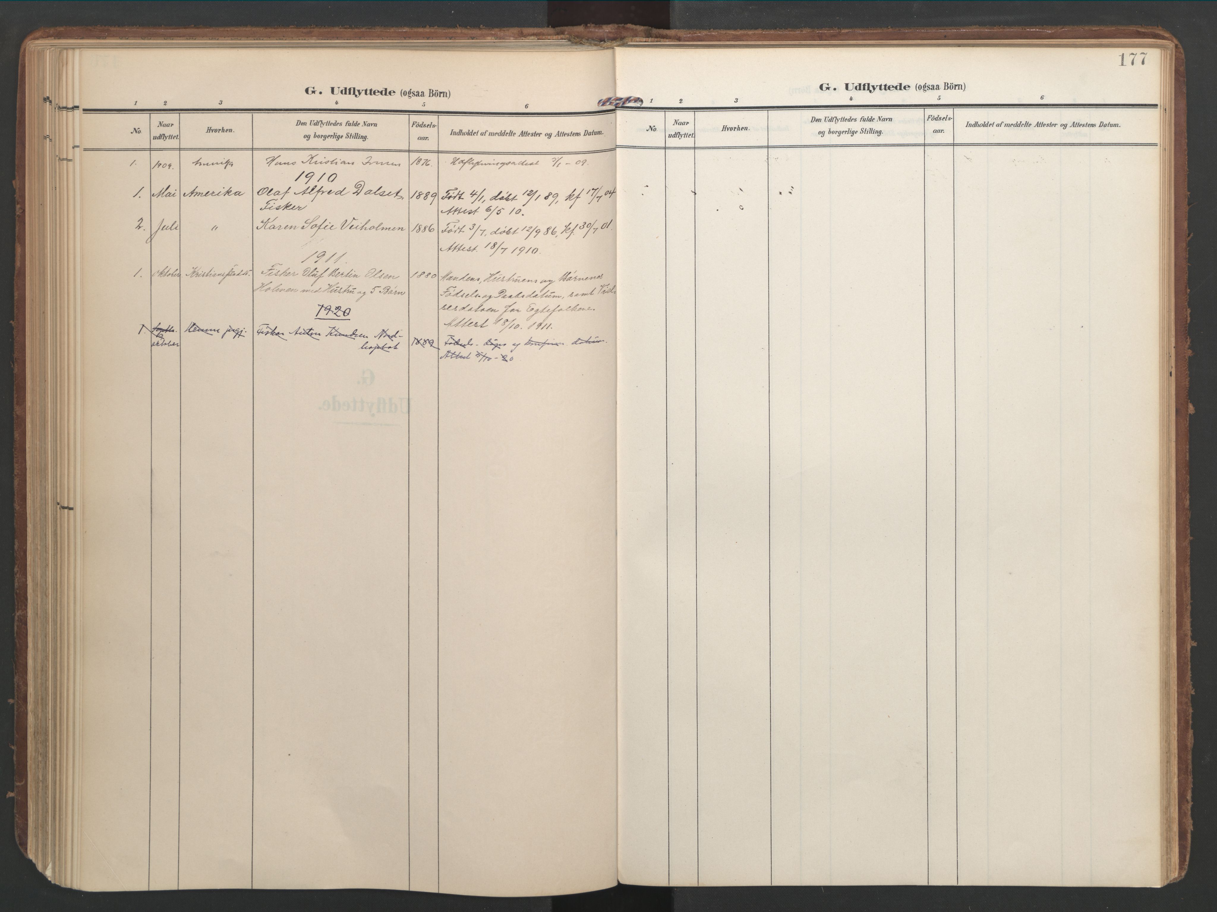 Ministerialprotokoller, klokkerbøker og fødselsregistre - Møre og Romsdal, AV/SAT-A-1454/583/L0955: Parish register (official) no. 583A02, 1907-1926, p. 177