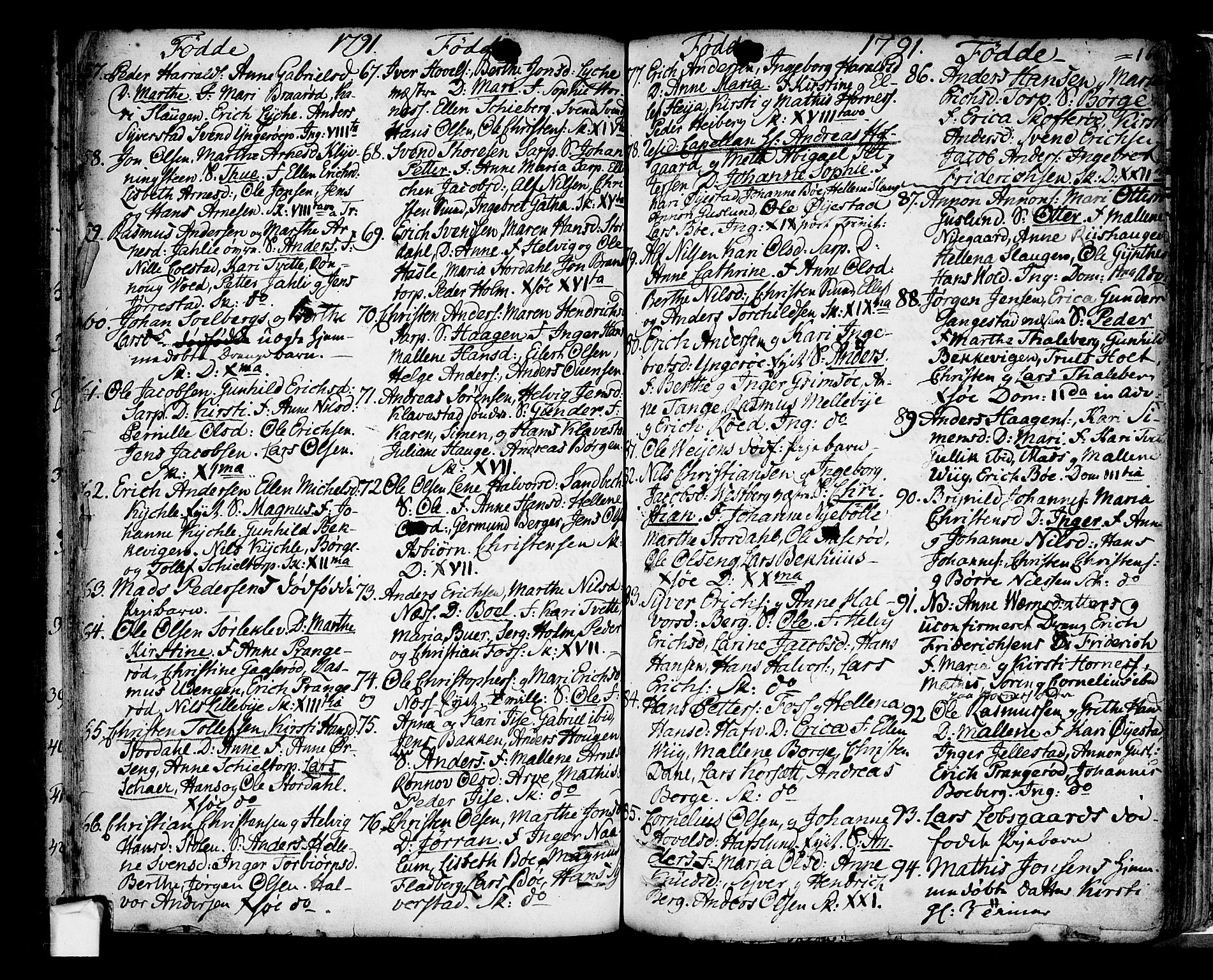 Skjeberg prestekontor Kirkebøker, SAO/A-10923/F/Fa/L0002: Parish register (official) no. I 2, 1726-1791, p. 160