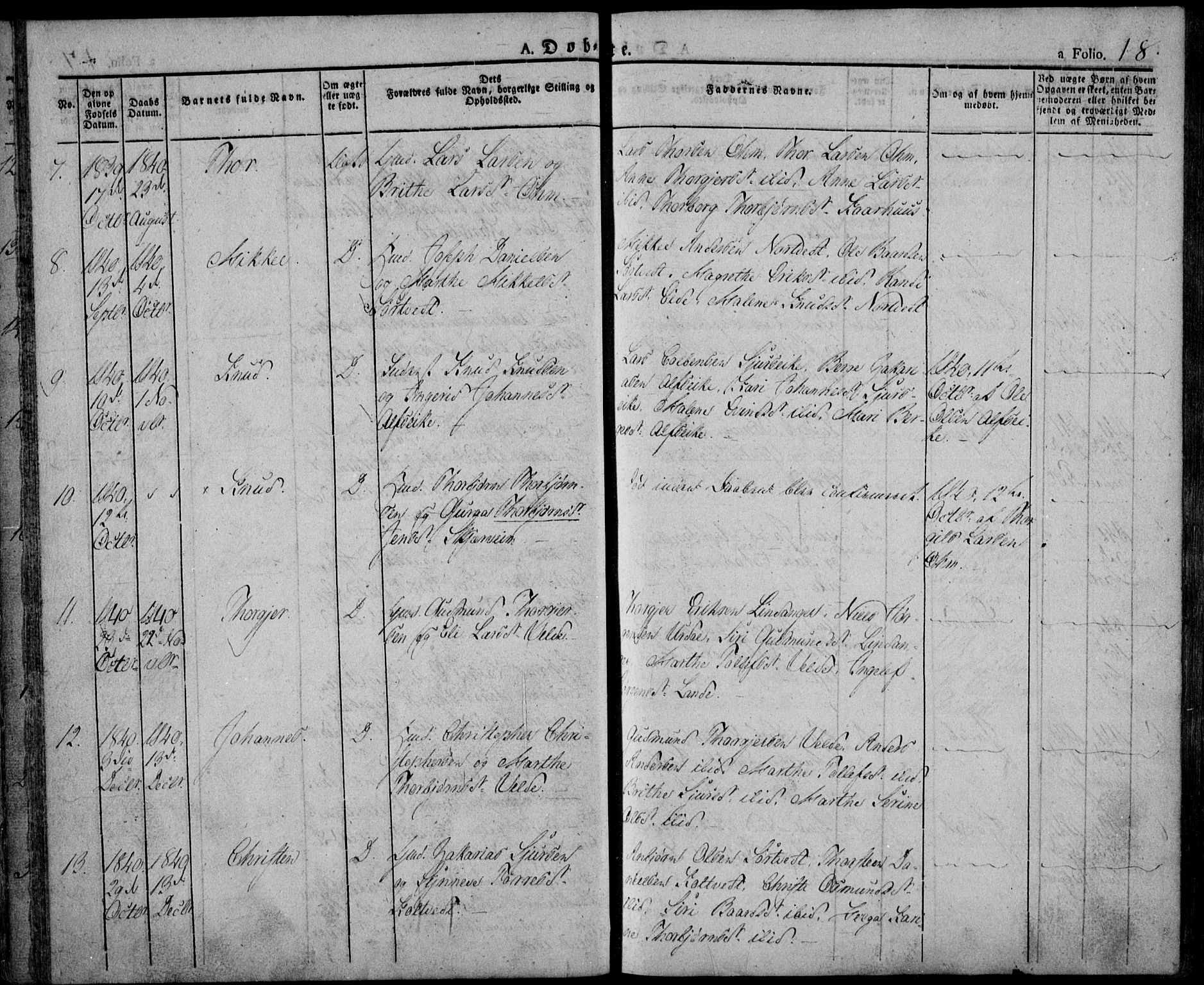 Skjold sokneprestkontor, AV/SAST-A-101847/H/Ha/Haa/L0005: Parish register (official) no. A 5, 1830-1856, p. 18