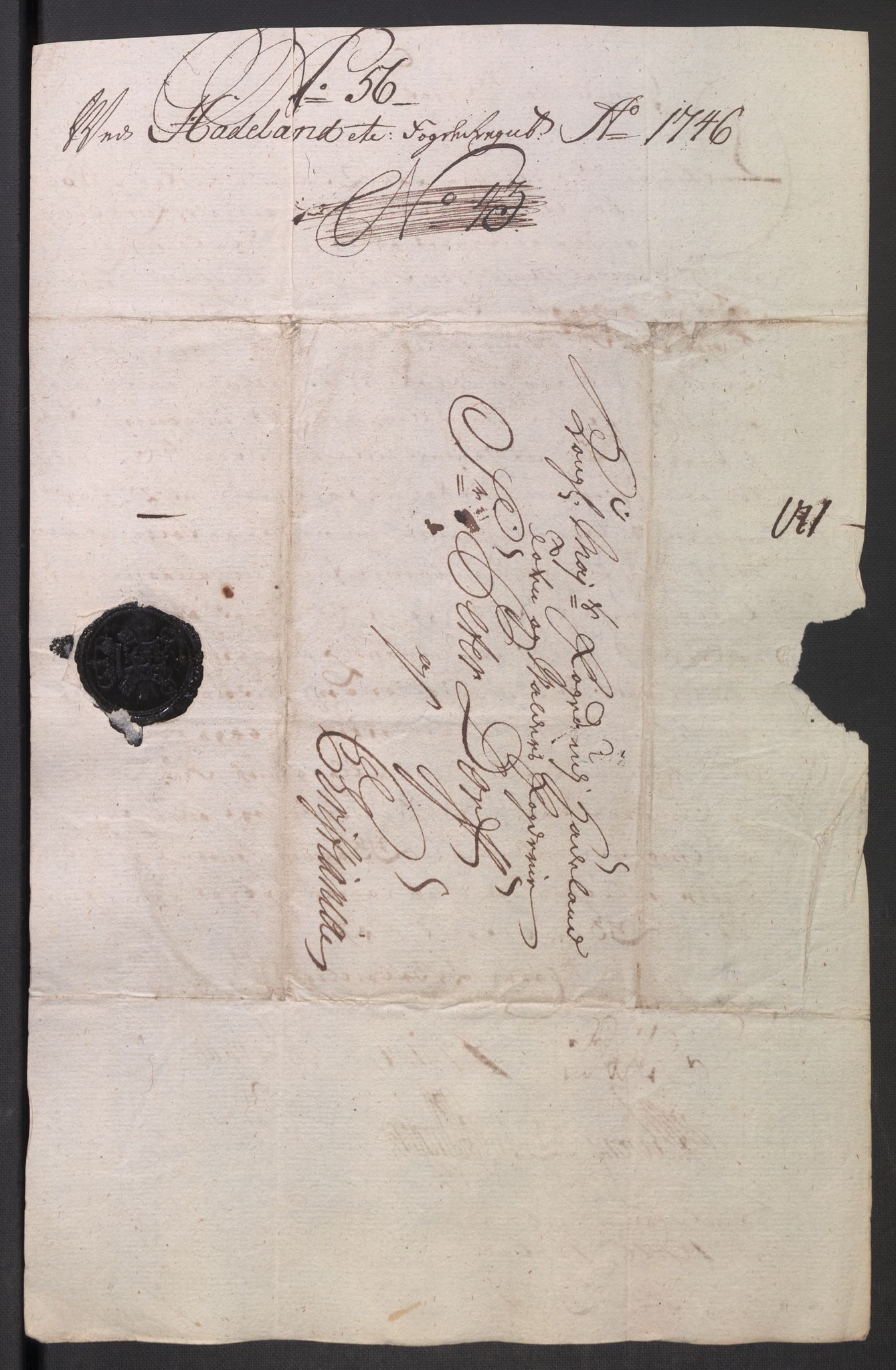 Rentekammeret inntil 1814, Reviderte regnskaper, Fogderegnskap, AV/RA-EA-4092/R18/L1345: Fogderegnskap Hadeland, Toten og Valdres, 1745-1746, p. 514