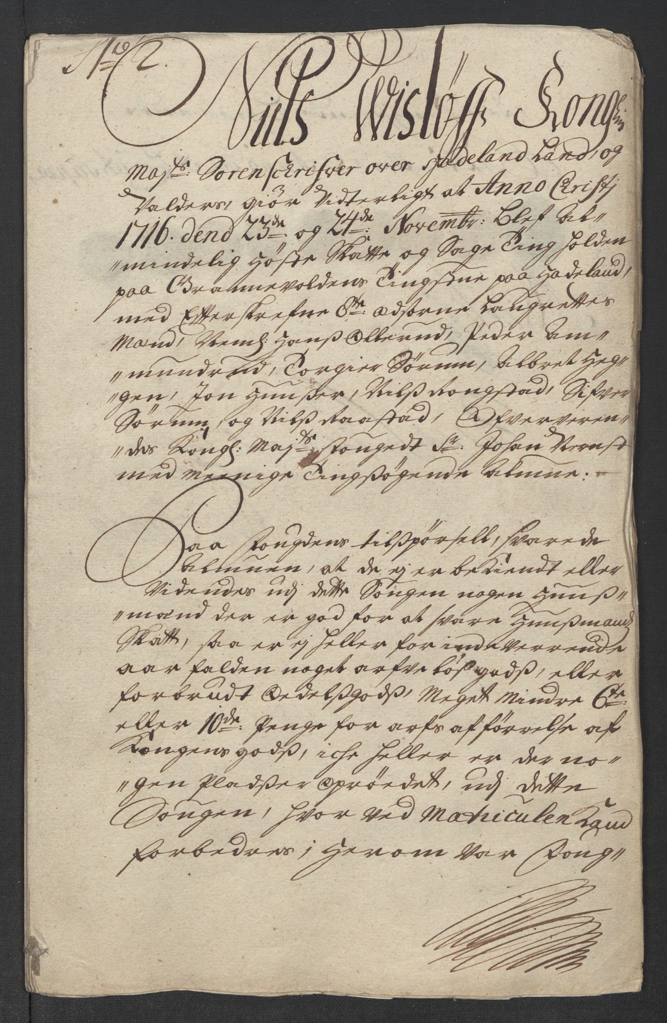 Rentekammeret inntil 1814, Reviderte regnskaper, Fogderegnskap, RA/EA-4092/R18/L1315: Fogderegnskap Hadeland, Toten og Valdres, 1716, p. 233