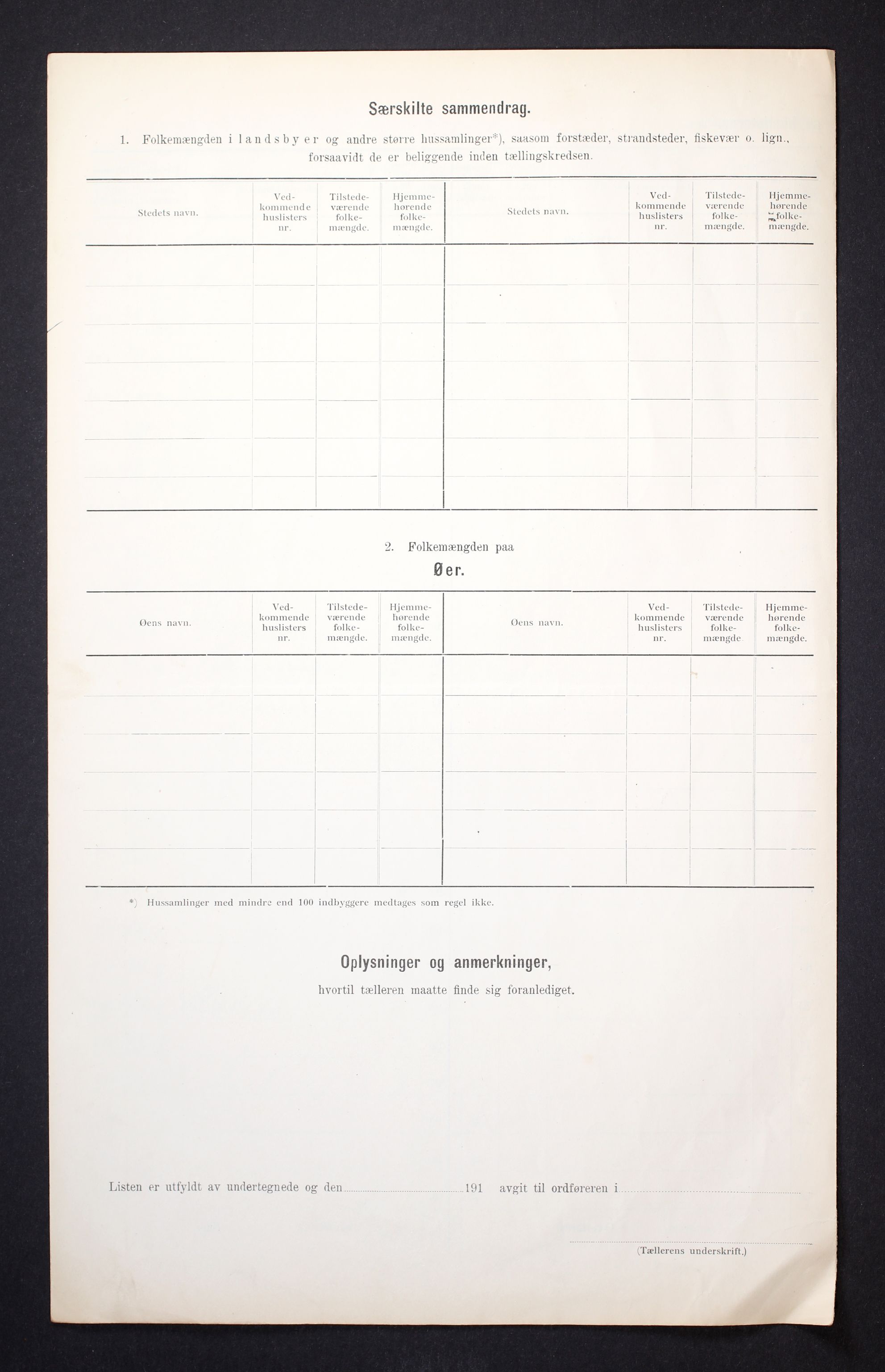 RA, 1910 census for Sande, 1910, p. 12