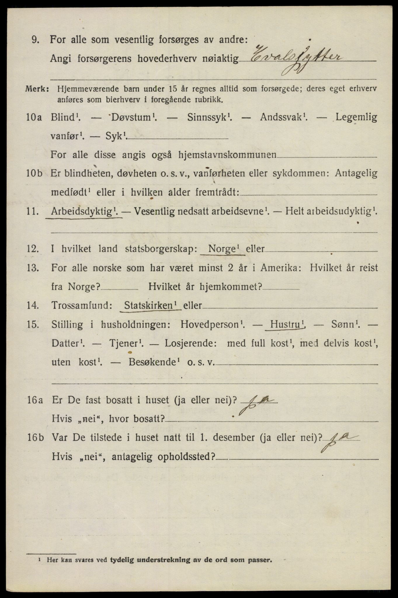 SAO, 1920 census for Onsøy, 1920, p. 17527