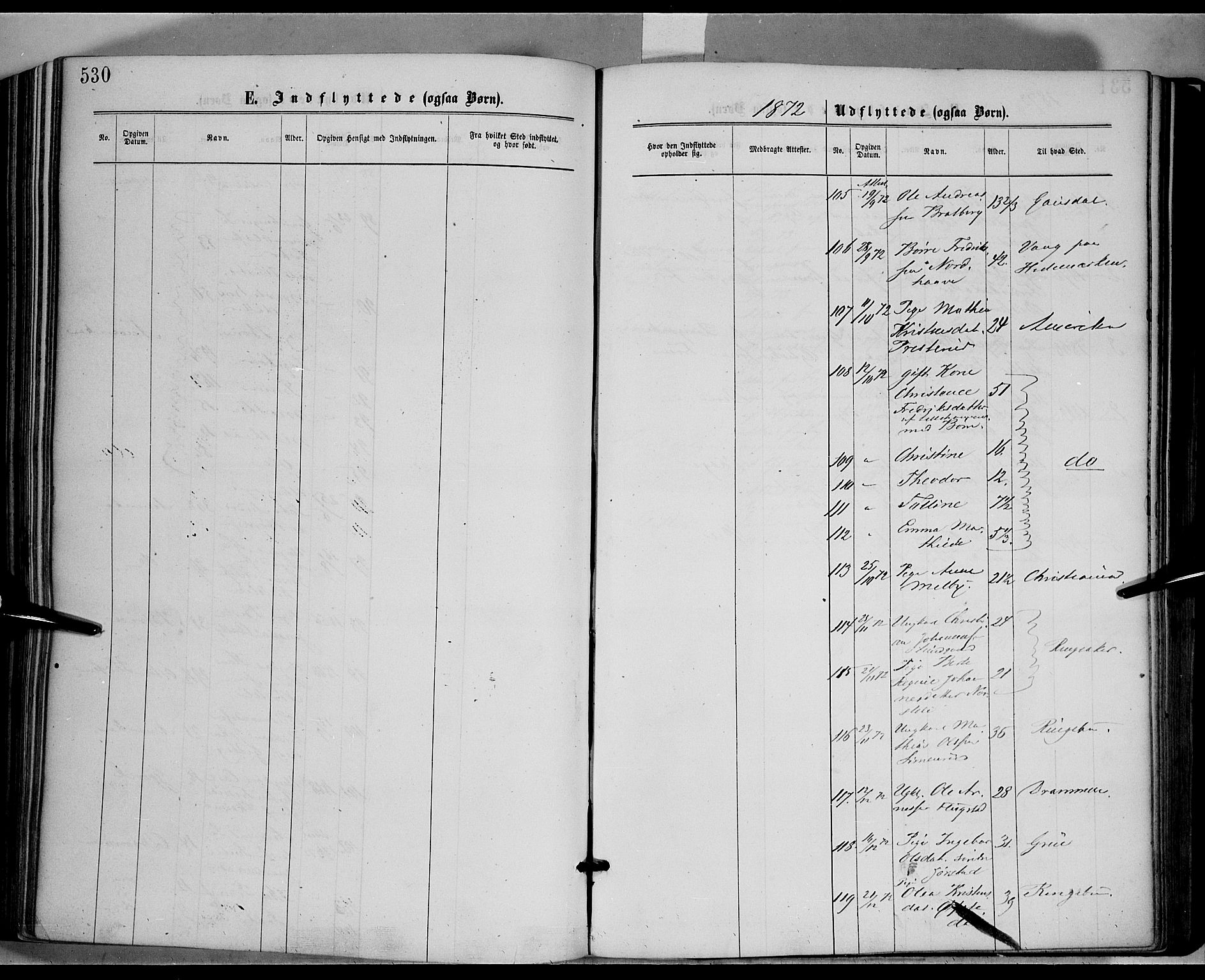 Fåberg prestekontor, AV/SAH-PREST-086/H/Ha/Haa/L0007: Parish register (official) no. 7, 1868-1878, p. 530