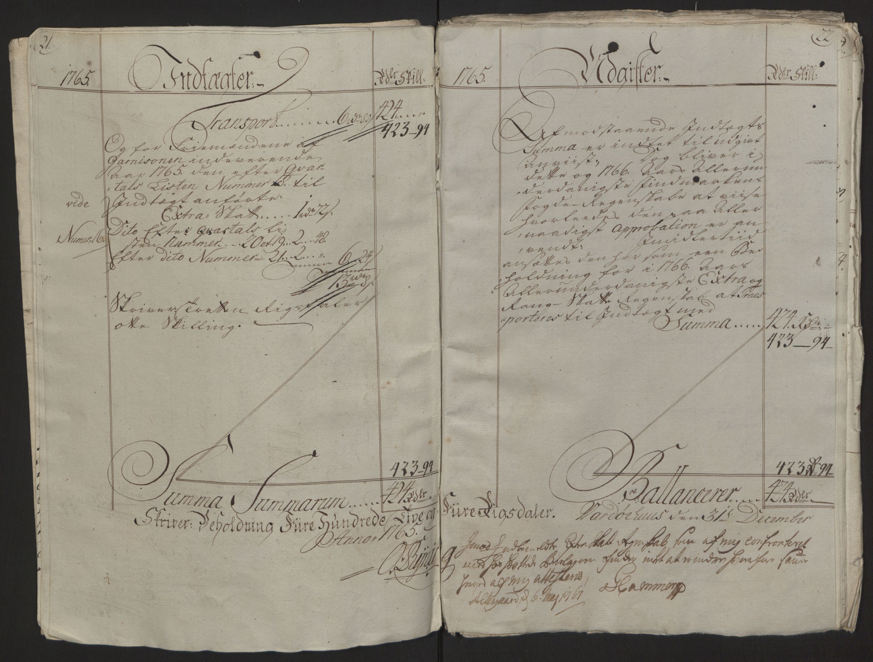 Rentekammeret inntil 1814, Reviderte regnskaper, Fogderegnskap, RA/EA-4092/R69/L4910: Ekstraskatten  Finnmark/Vardøhus, 1762-1772, p. 139