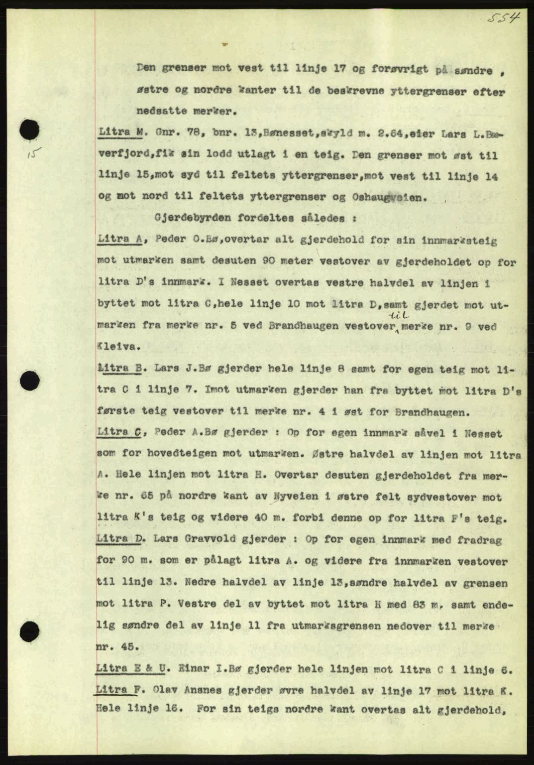 Nordmøre sorenskriveri, AV/SAT-A-4132/1/2/2Ca: Mortgage book no. A81, 1937-1937, Diary no: : 1049/1937