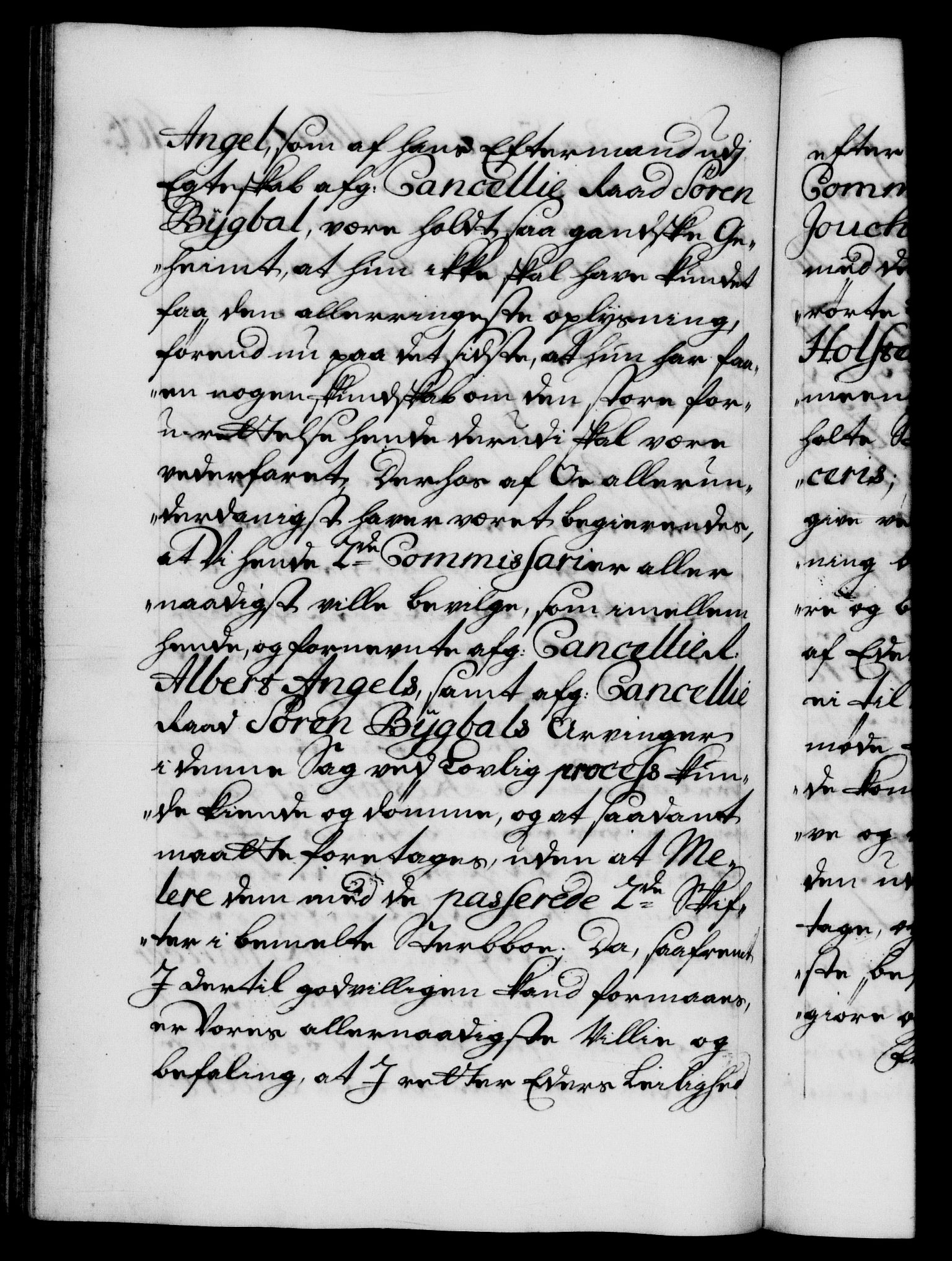 Danske Kanselli 1572-1799, AV/RA-EA-3023/F/Fc/Fca/Fcab/L0022: Norske tegnelser, 1722-1724, p. 106b