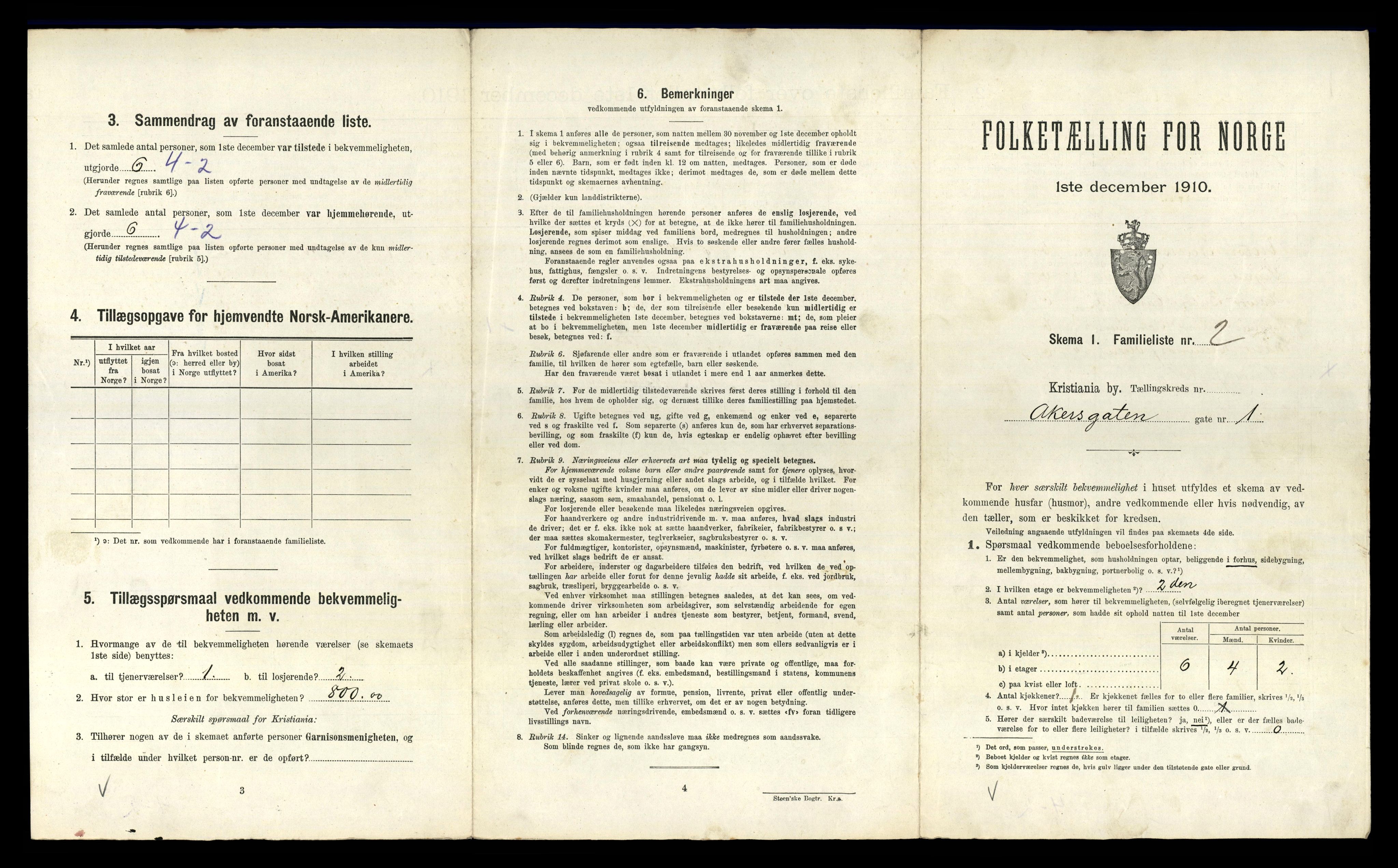 RA, 1910 census for Kristiania, 1910, p. 1287