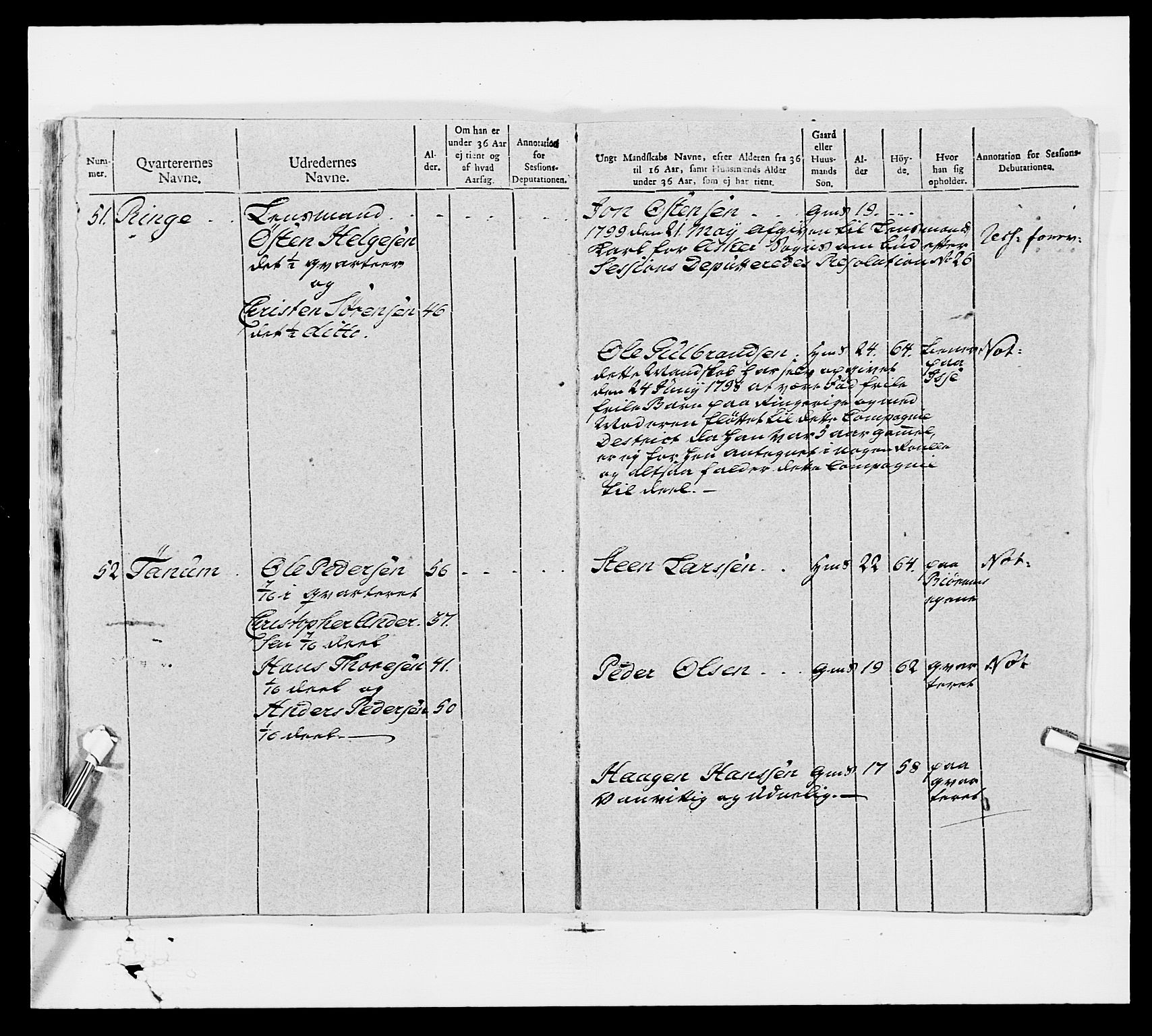Generalitets- og kommissariatskollegiet, Det kongelige norske kommissariatskollegium, AV/RA-EA-5420/E/Eh/L0006: Akershusiske dragonregiment, 1796-1800, p. 438