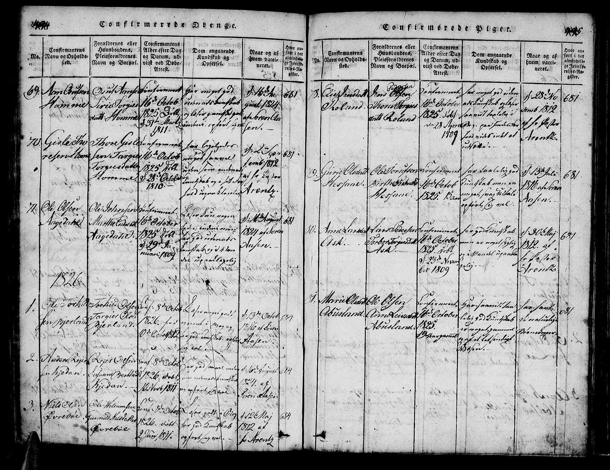 Bjelland sokneprestkontor, SAK/1111-0005/F/Fa/Faa/L0002: Parish register (official) no. A 2, 1816-1866, p. 494-495
