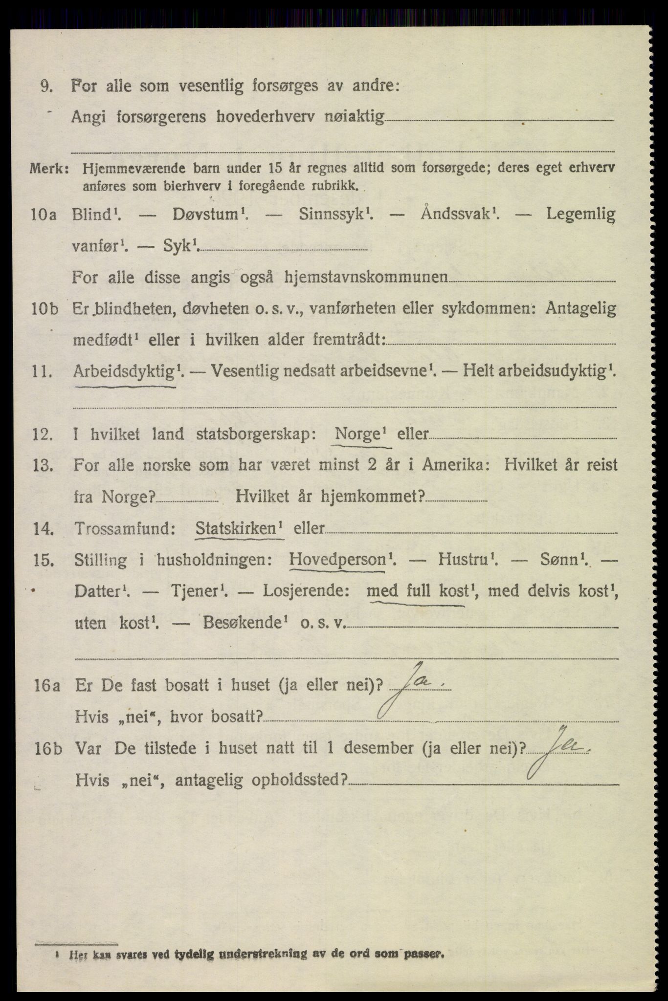 SAH, 1920 census for Vestre Toten, 1920, p. 6183