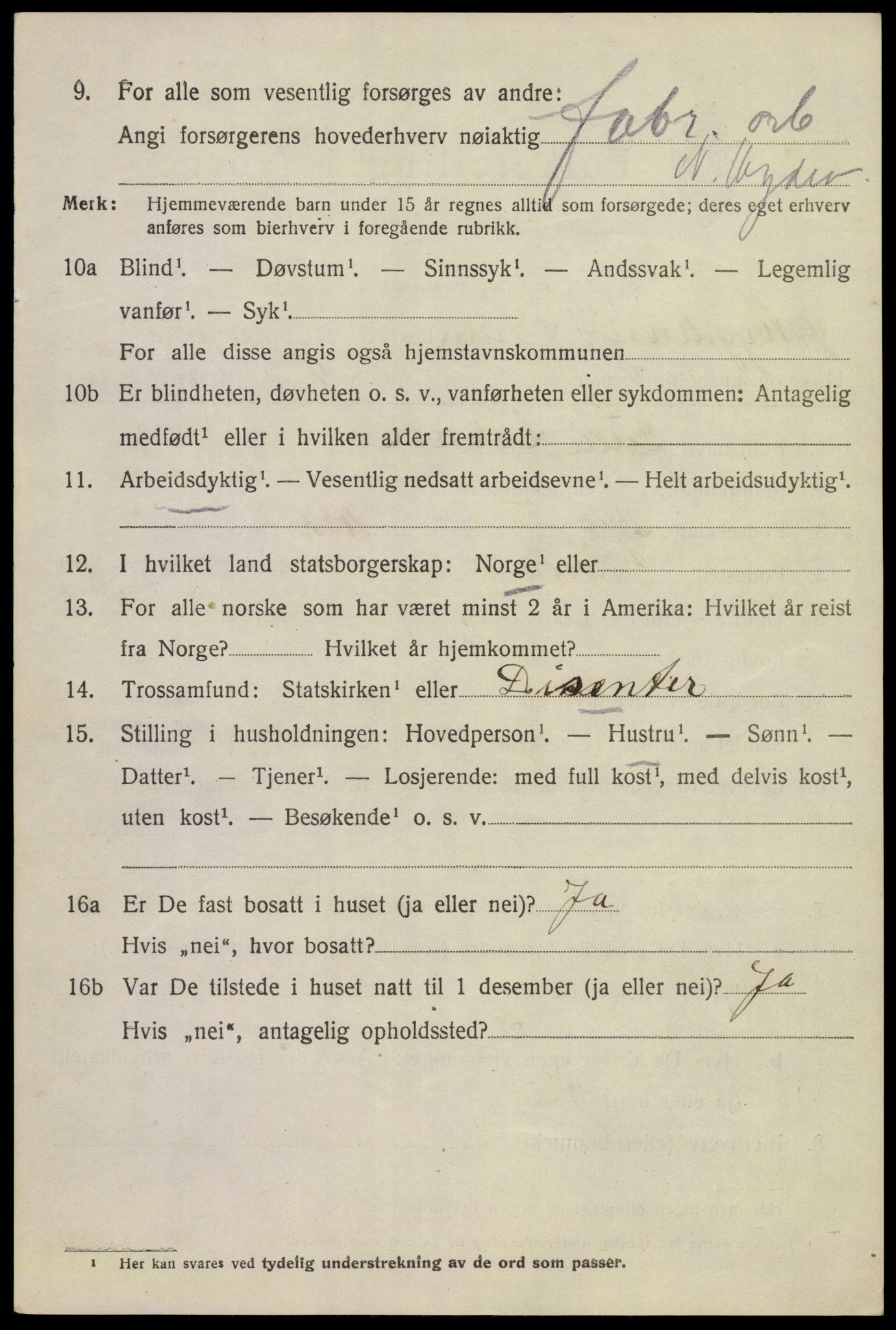 SAKO, 1920 census for Tinn, 1920, p. 26281