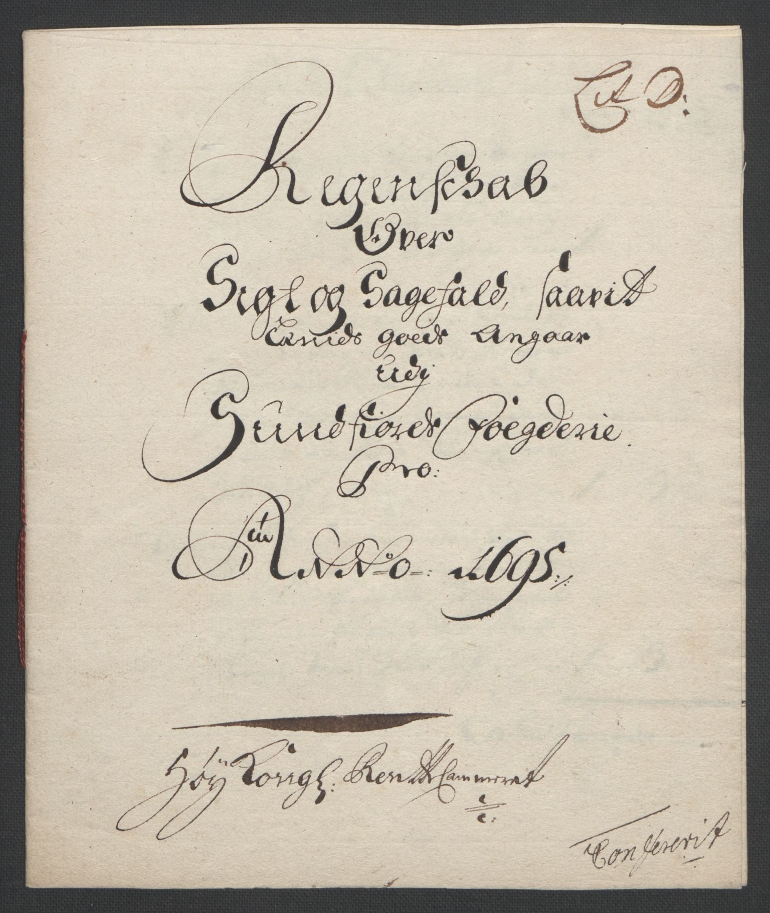Rentekammeret inntil 1814, Reviderte regnskaper, Fogderegnskap, RA/EA-4092/R53/L3422: Fogderegnskap Sunn- og Nordfjord, 1695-1696, p. 76