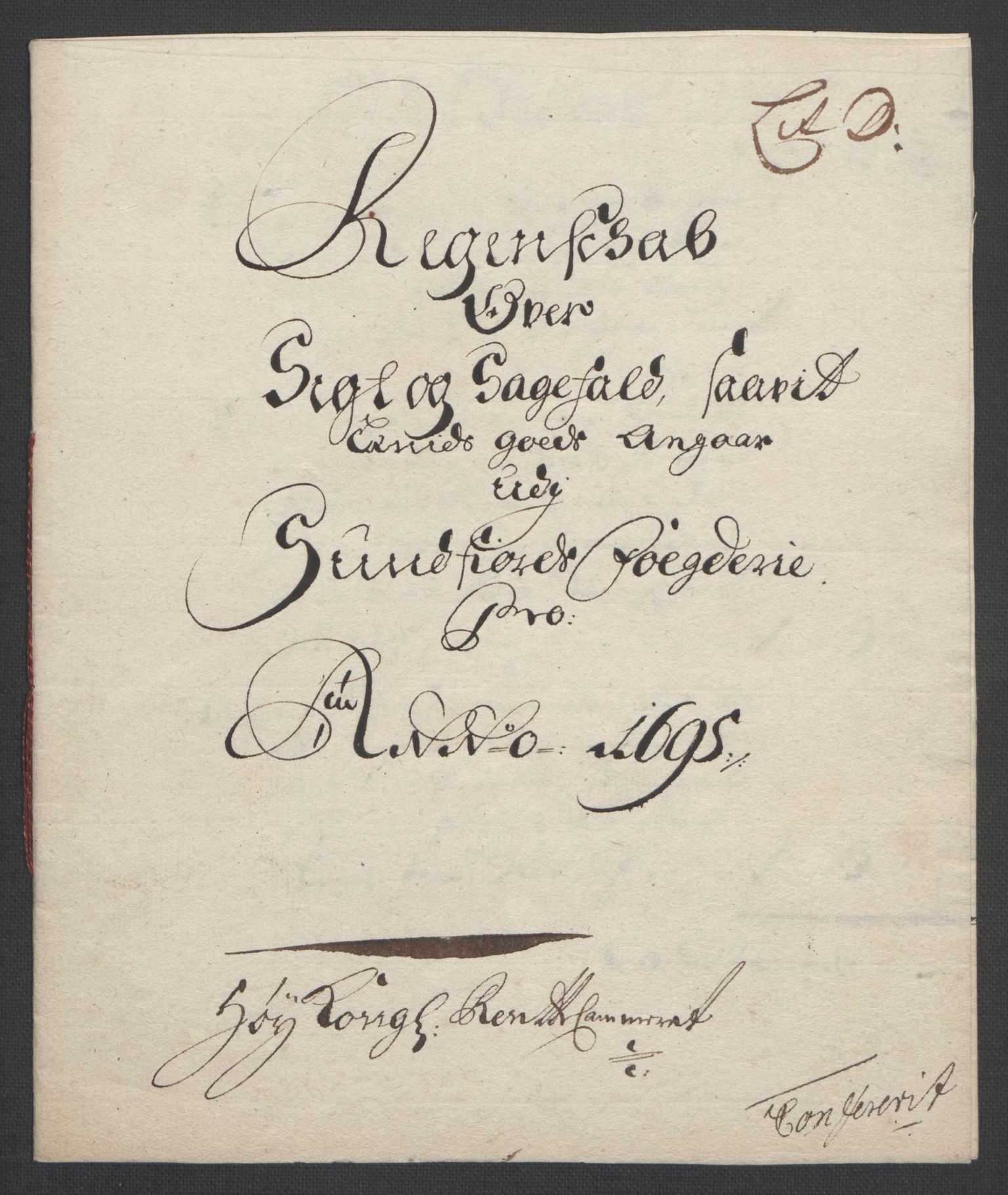 Rentekammeret inntil 1814, Reviderte regnskaper, Fogderegnskap, AV/RA-EA-4092/R53/L3422: Fogderegnskap Sunn- og Nordfjord, 1695-1696, p. 76