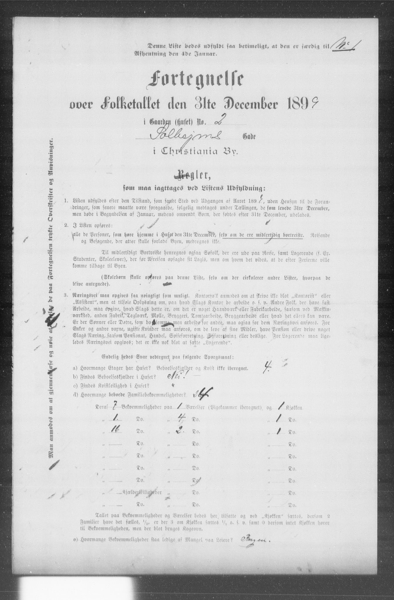 OBA, Municipal Census 1899 for Kristiania, 1899, p. 12931