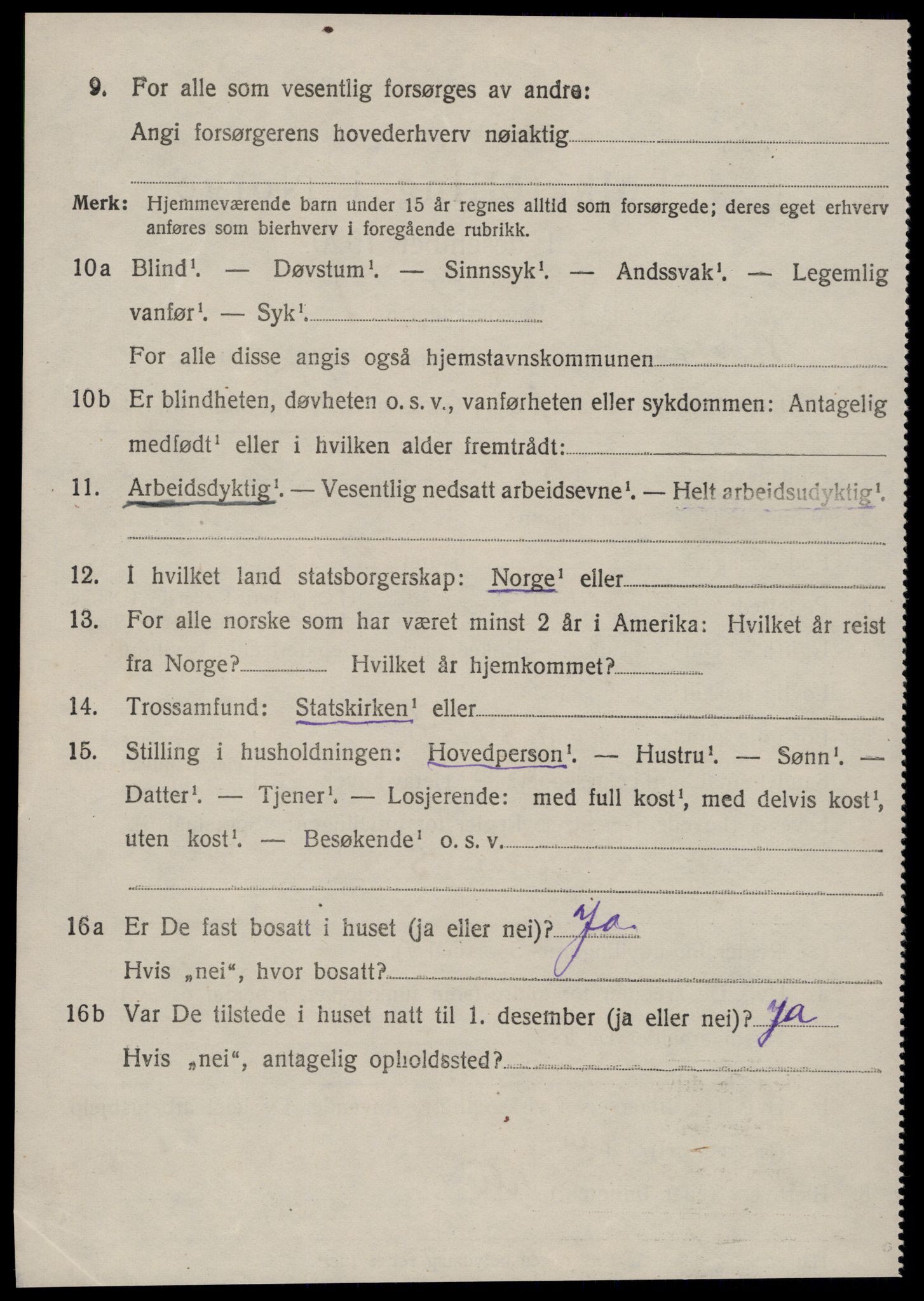 SAT, 1920 census for Norddal, 1920, p. 2498