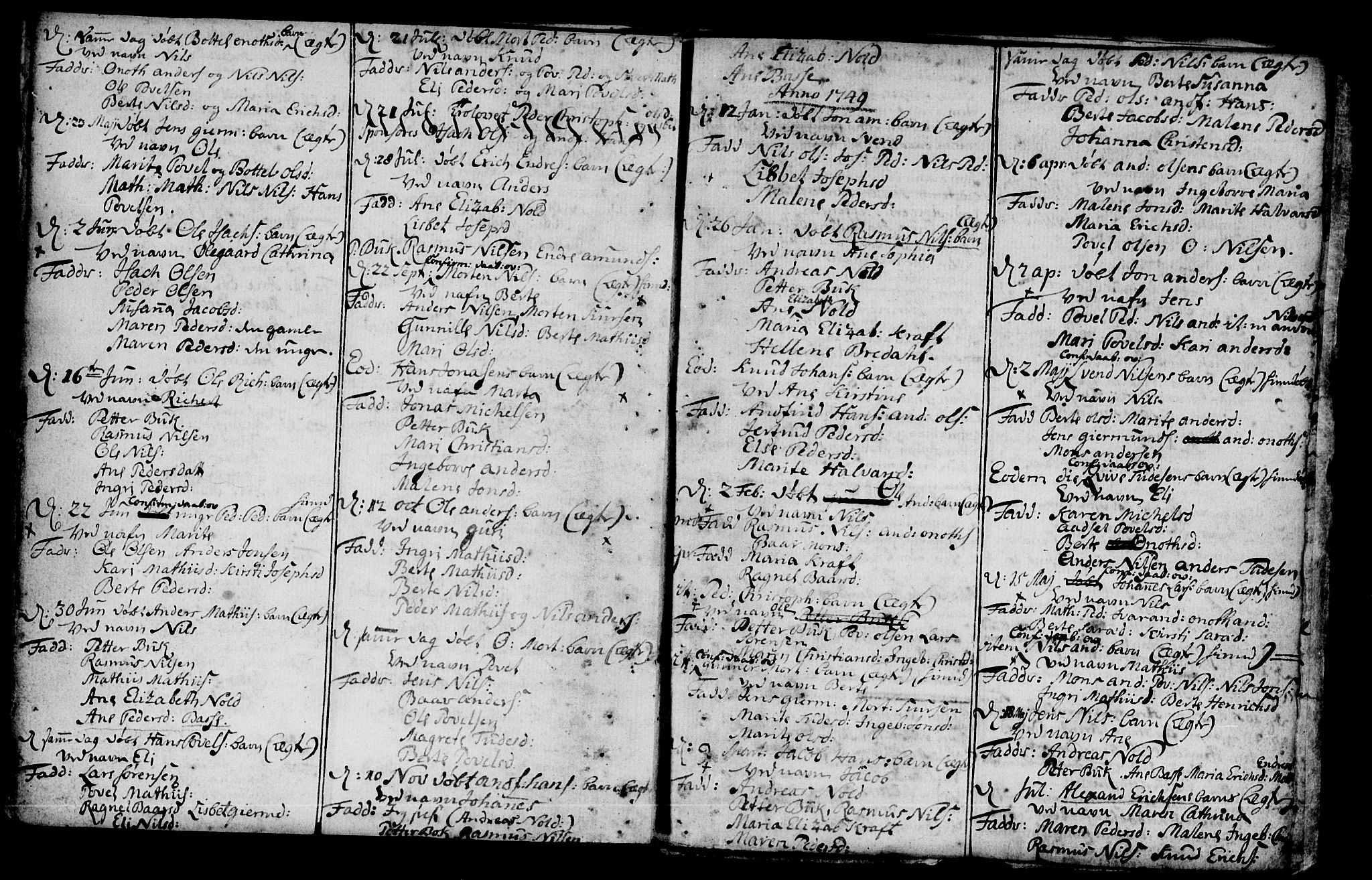 Hammerfest sokneprestkontor, SATØ/S-1347/H/Ha/L0001.kirke: Parish register (official) no. 1, 1743-1751, p. 6
