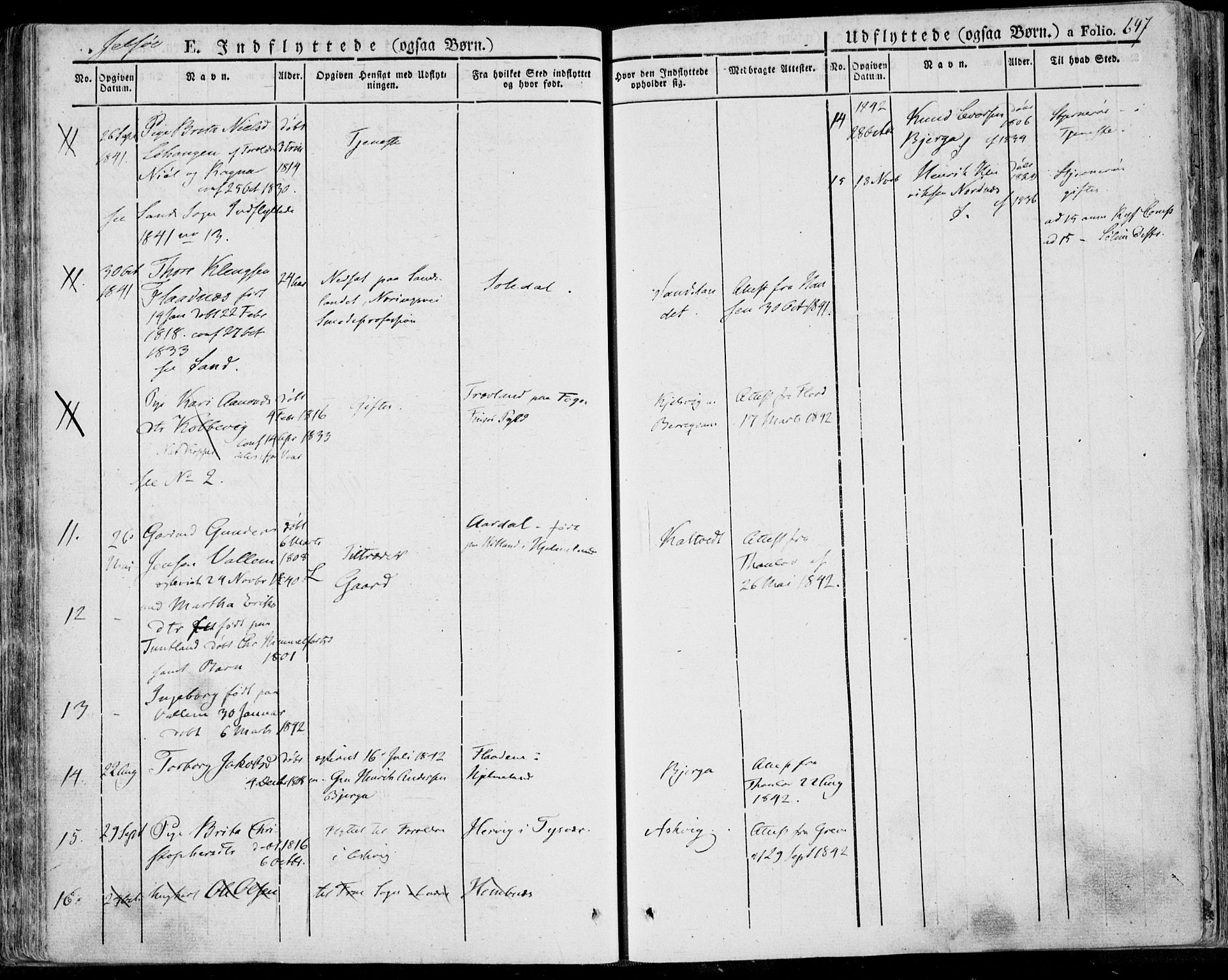 Jelsa sokneprestkontor, AV/SAST-A-101842/01/IV: Parish register (official) no. A 6.2, 1828-1853, p. 647