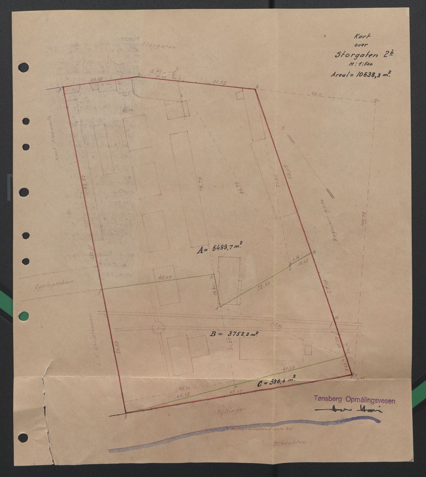 Tønsberg sorenskriveri, AV/SAKO-A-130/G/Ga/Gaa/L0014: Mortgage book no. A14, 1943-1944, Diary no: : 2896/1943