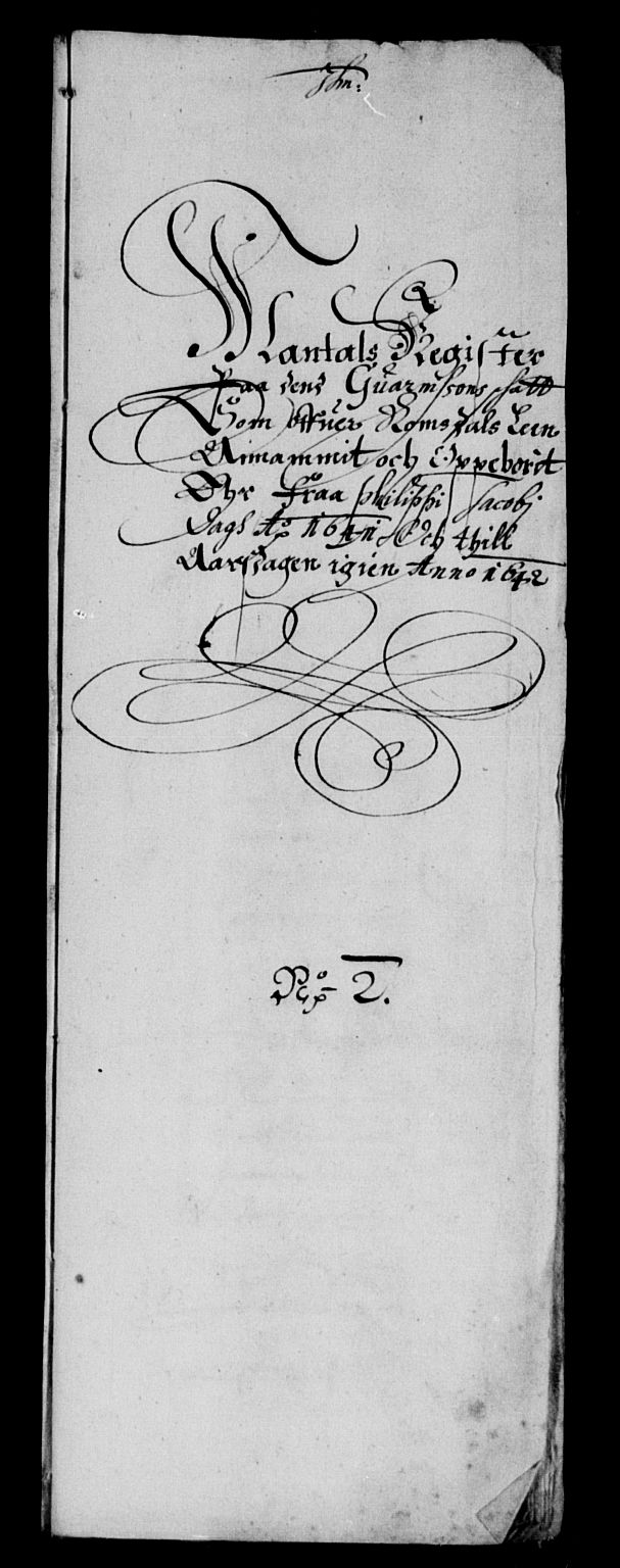 Rentekammeret inntil 1814, Reviderte regnskaper, Lensregnskaper, AV/RA-EA-5023/R/Rb/Rbw/L0071: Trondheim len, 1640-1642