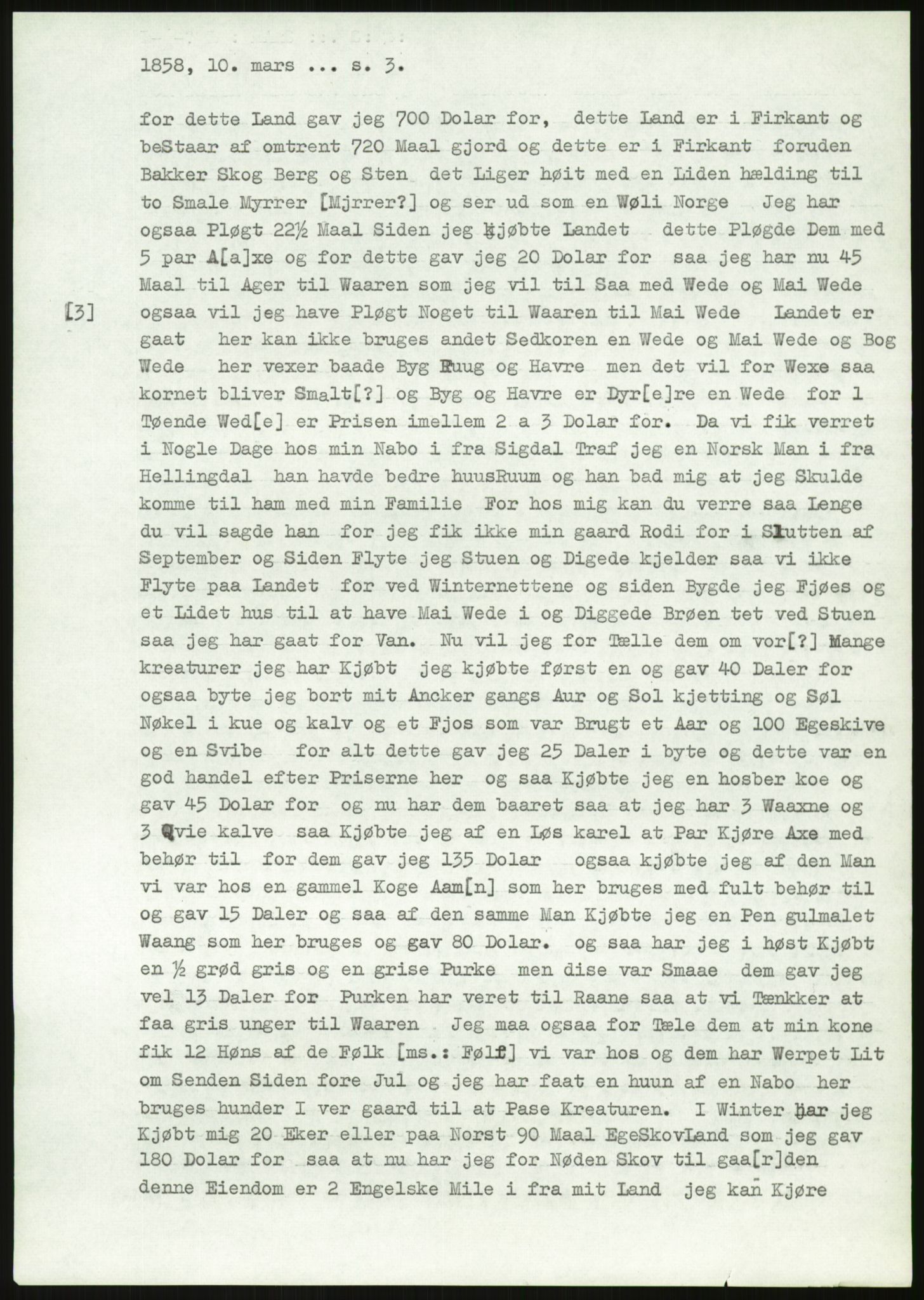 Samlinger til kildeutgivelse, Amerikabrevene, RA/EA-4057/F/L0019: Innlån fra Buskerud: Fonnem - Kristoffersen, 1838-1914, p. 705