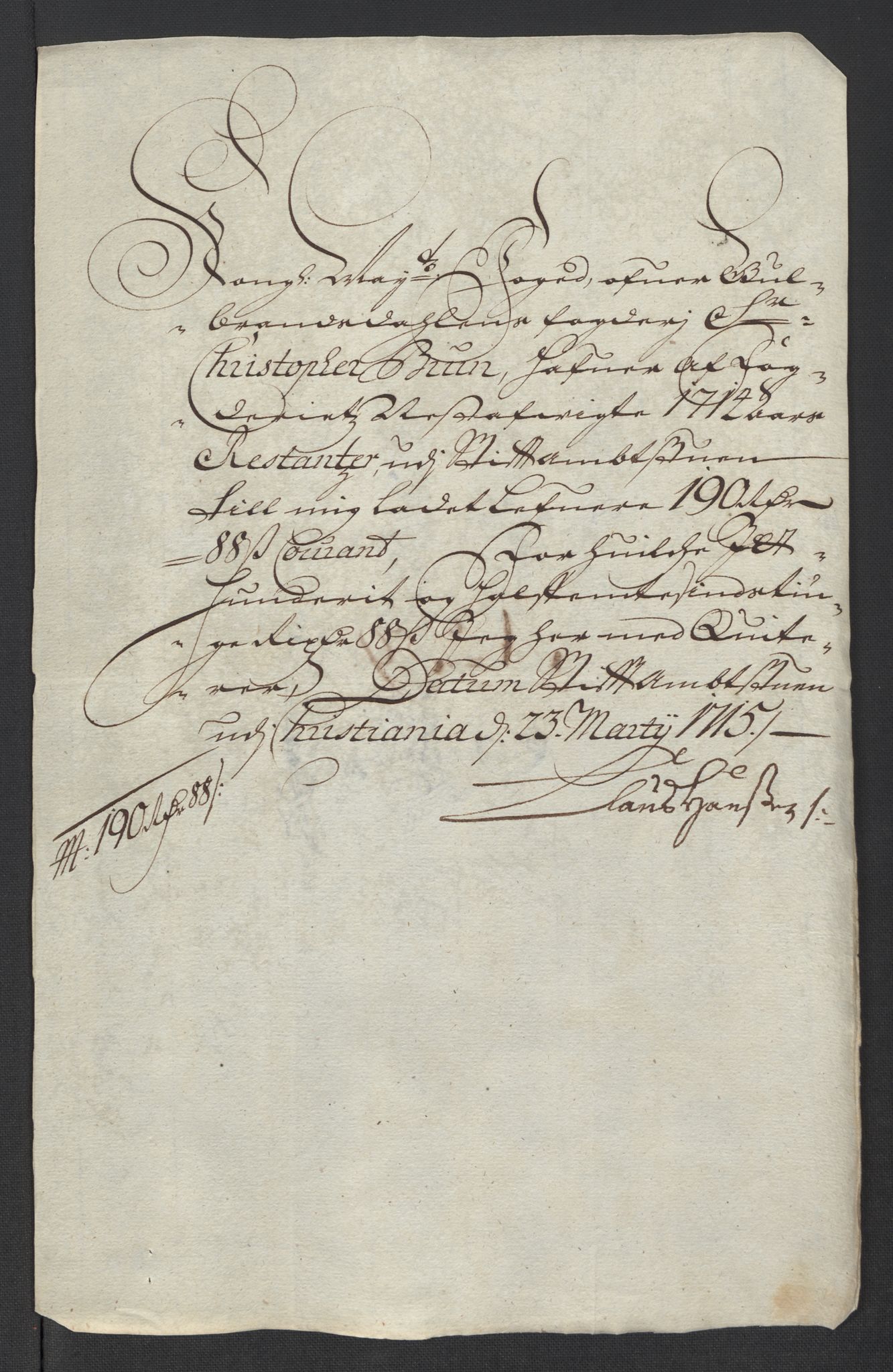 Rentekammeret inntil 1814, Reviderte regnskaper, Fogderegnskap, AV/RA-EA-4092/R17/L1184: Fogderegnskap Gudbrandsdal, 1715, p. 268