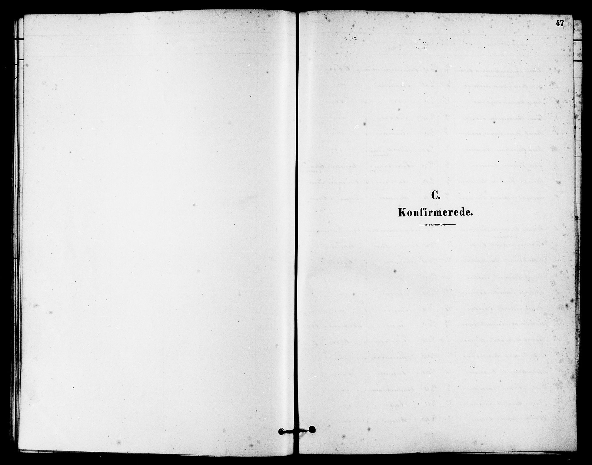 Eigersund sokneprestkontor, SAST/A-101807/S08/L0016: Parish register (official) no. A 16, 1879-1893, p. 47