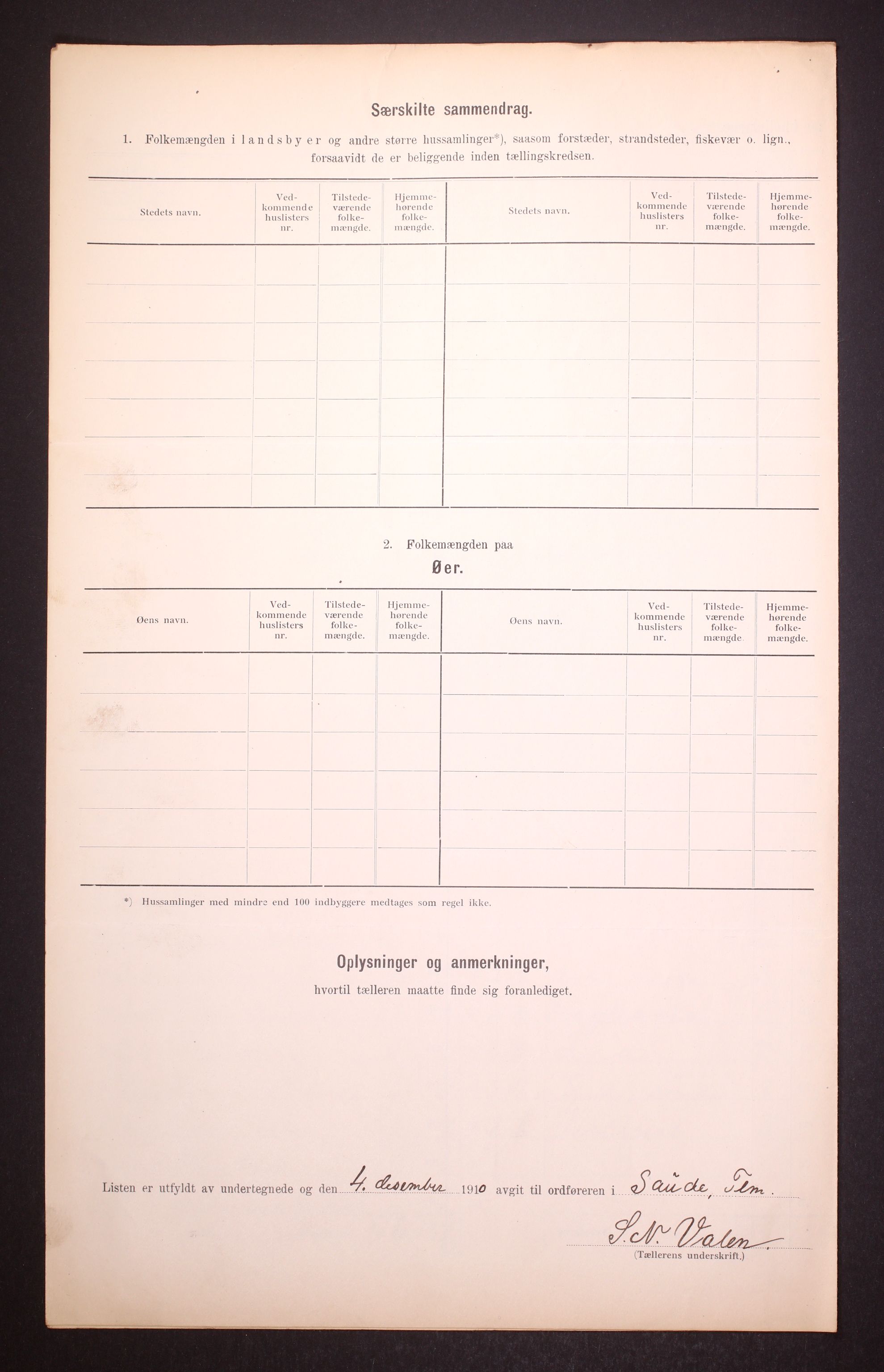 RA, 1910 census for Sauherad, 1910, p. 7