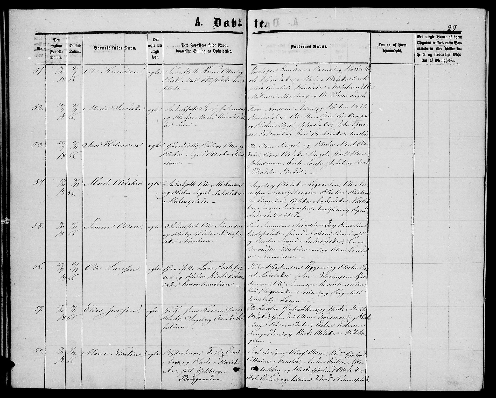 Alvdal prestekontor, SAH/PREST-060/H/Ha/Hab/L0002: Parish register (copy) no. 2, 1863-1878, p. 29