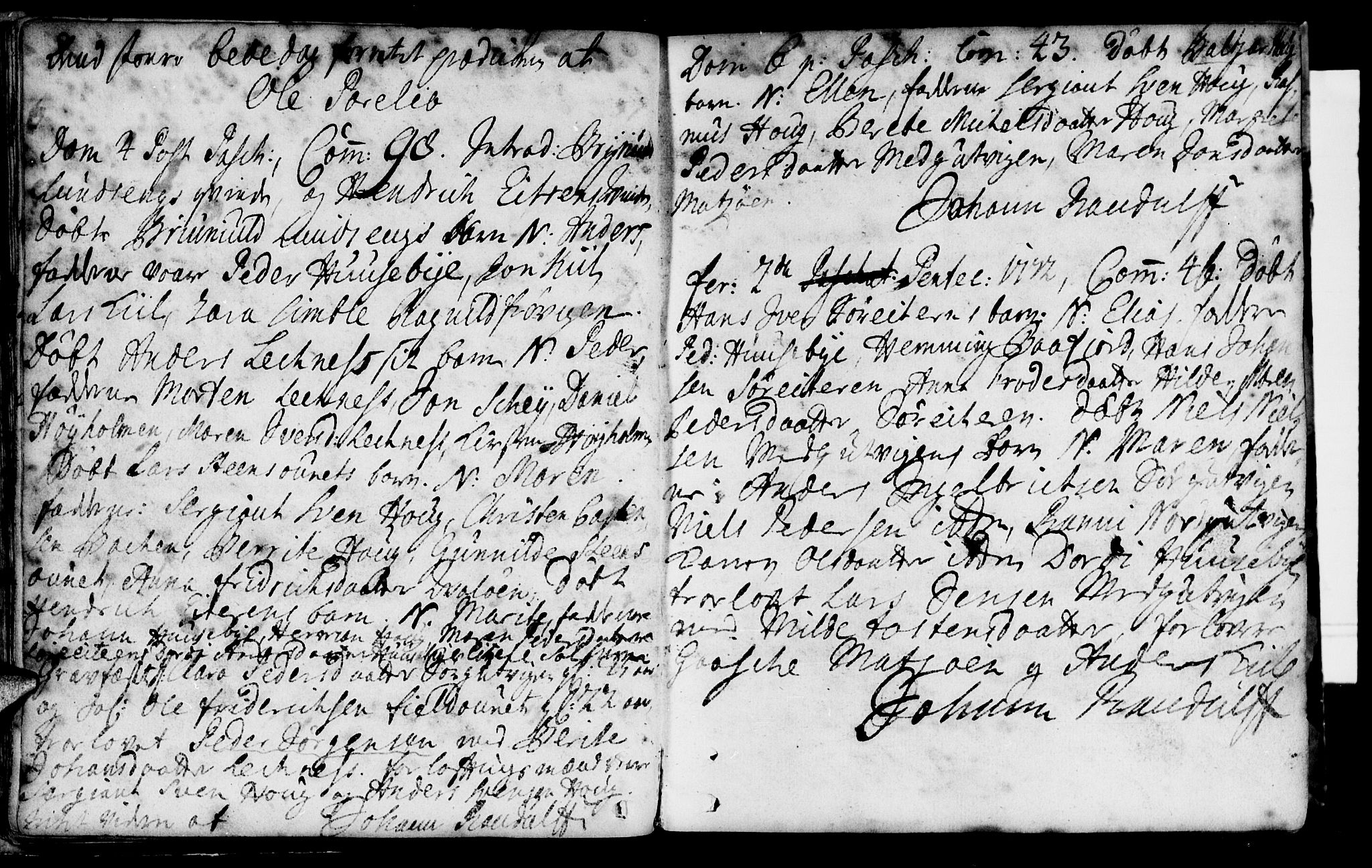 Ministerialprotokoller, klokkerbøker og fødselsregistre - Nord-Trøndelag, AV/SAT-A-1458/788/L0694: Parish register (official) no. 788A01, 1710-1805