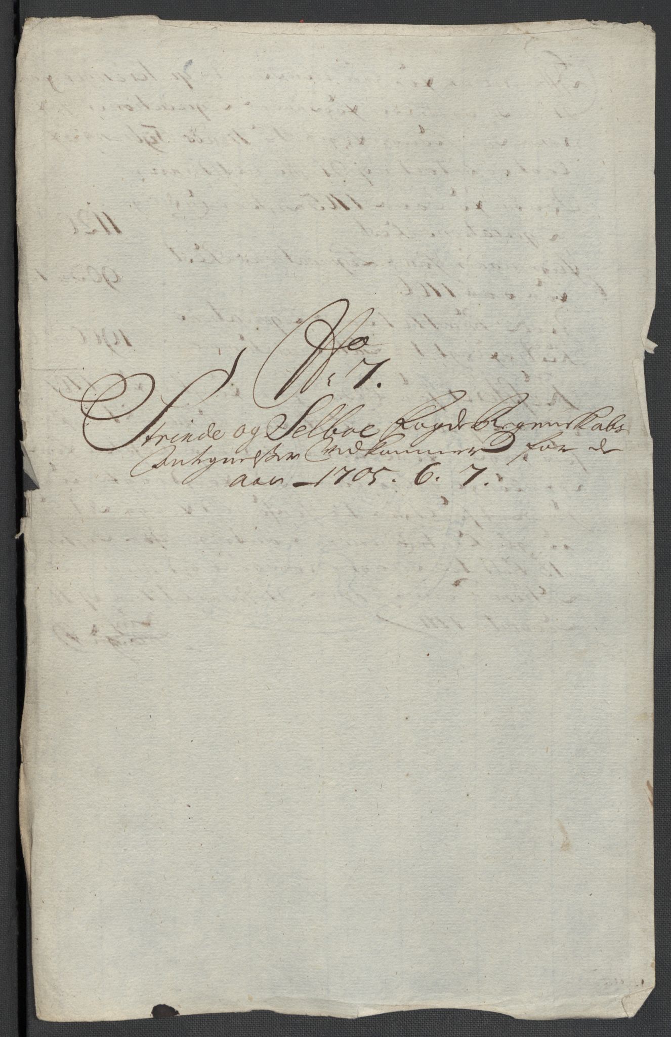 Rentekammeret inntil 1814, Reviderte regnskaper, Fogderegnskap, AV/RA-EA-4092/R61/L4110: Fogderegnskap Strinda og Selbu, 1707-1708, p. 238