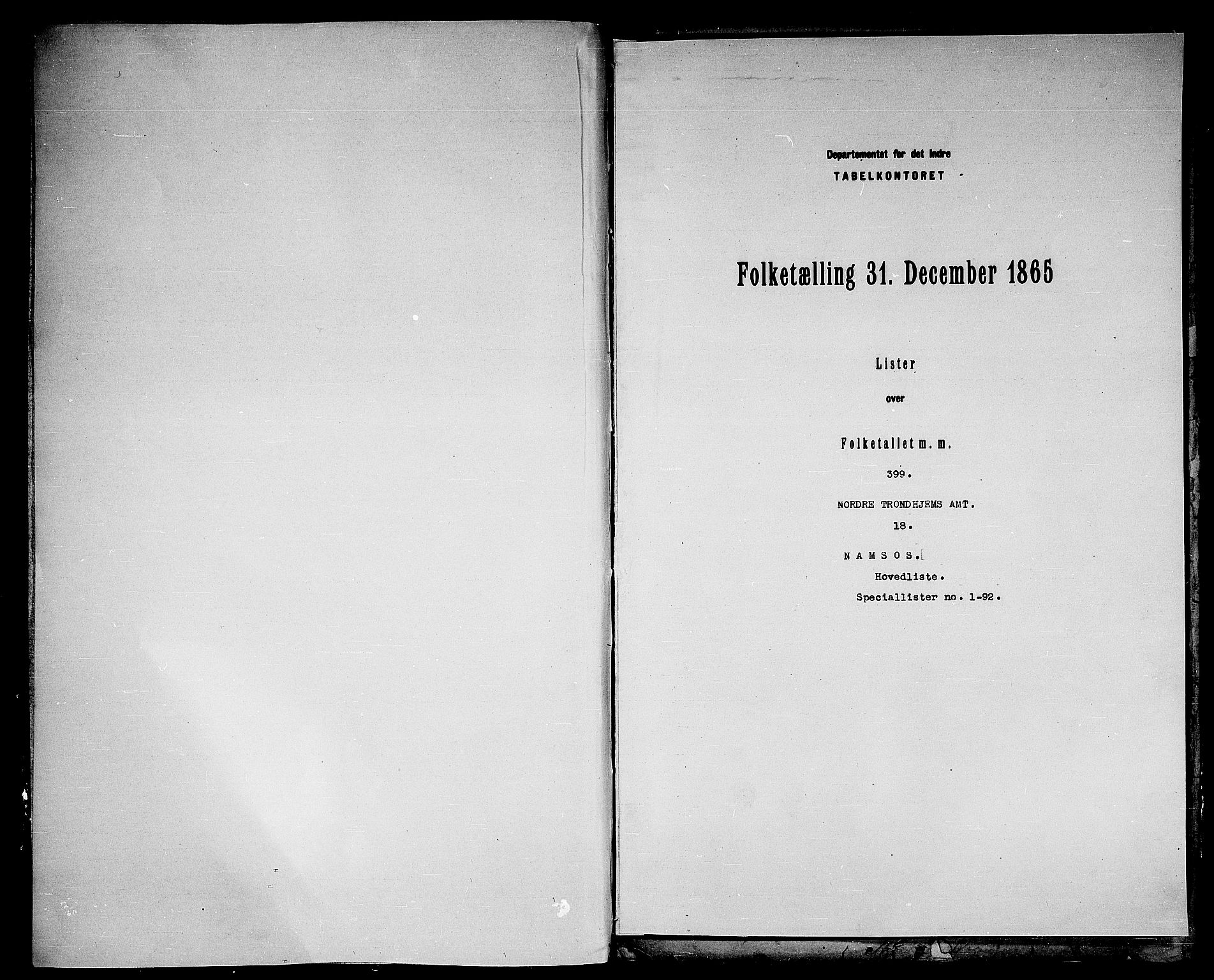 RA, 1865 census for Namsos/Namsos, 1865, p. 2