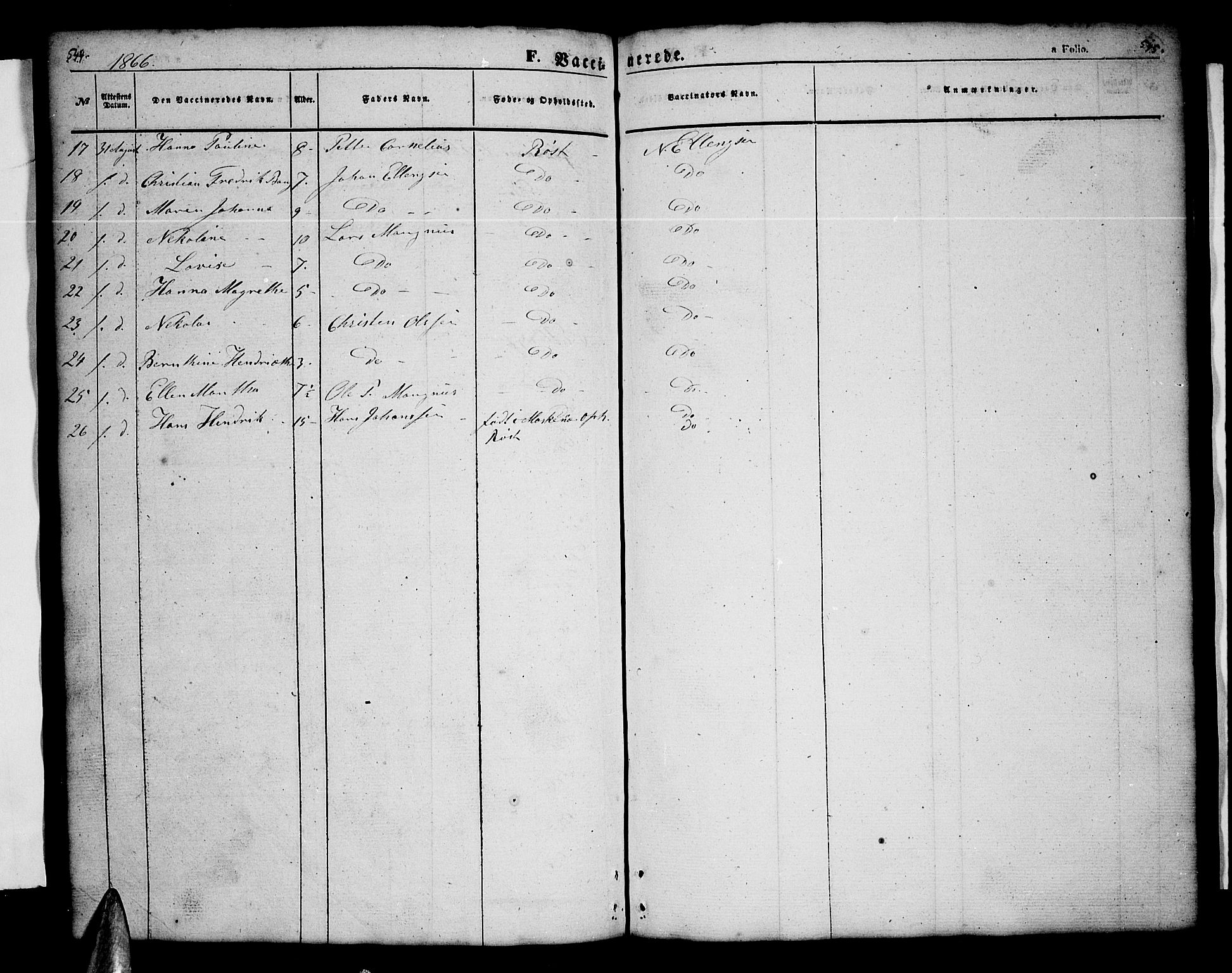 Ministerialprotokoller, klokkerbøker og fødselsregistre - Nordland, AV/SAT-A-1459/808/L0130: Parish register (copy) no. 808C01, 1851-1878, p. 544-545