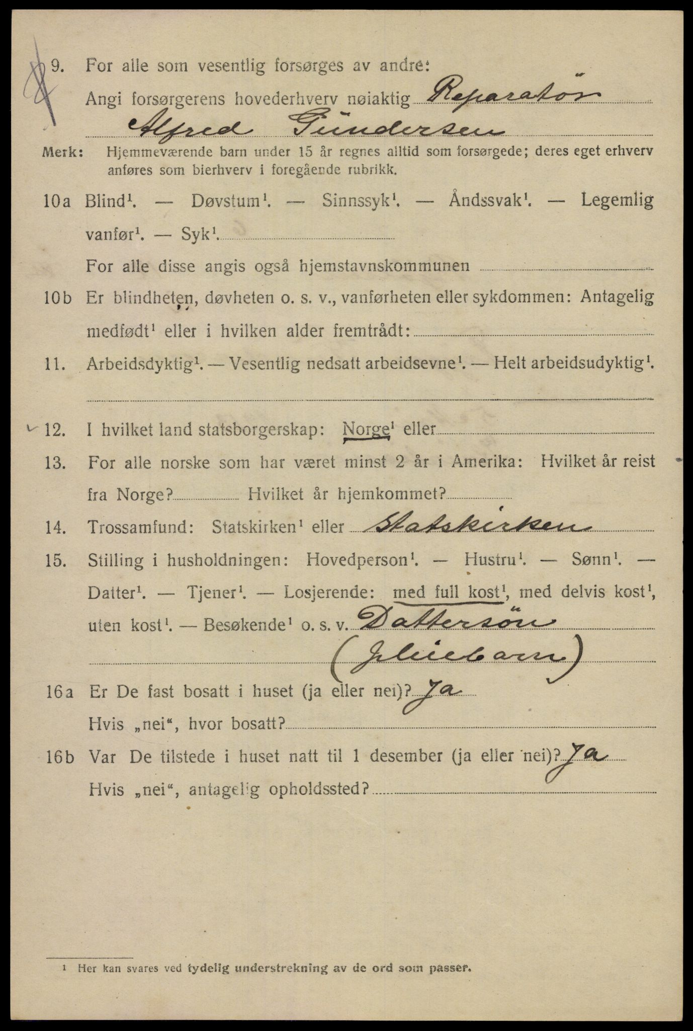SAO, 1920 census for Kristiania, 1920, p. 163198