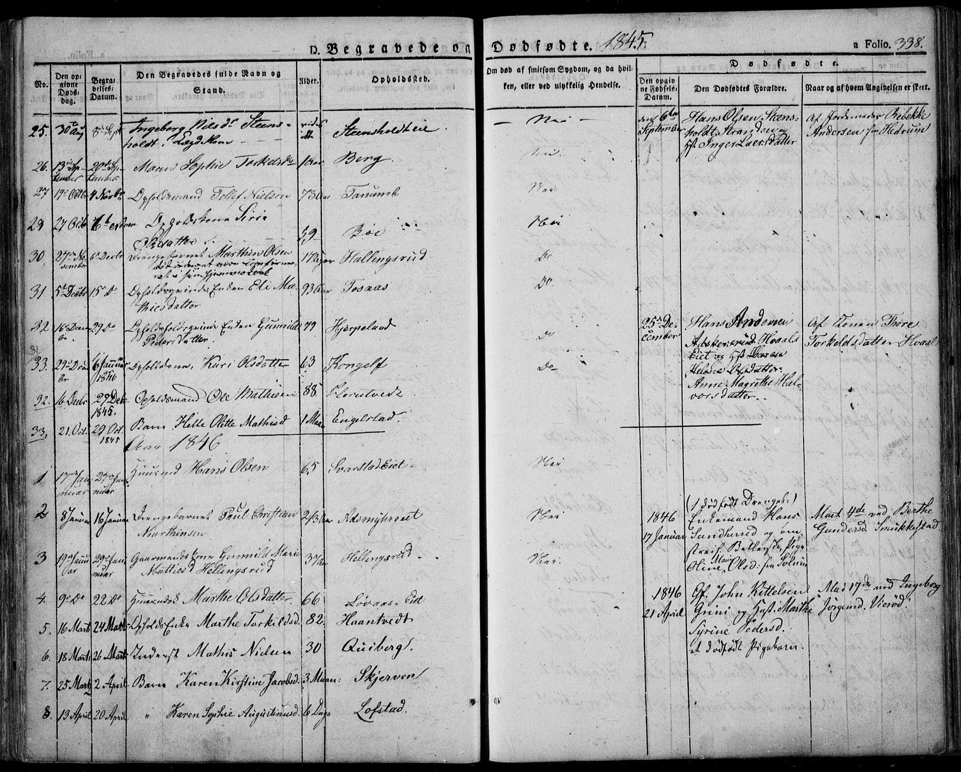 Lardal kirkebøker, AV/SAKO-A-350/F/Fa/L0006: Parish register (official) no. I 6, 1835-1860, p. 338