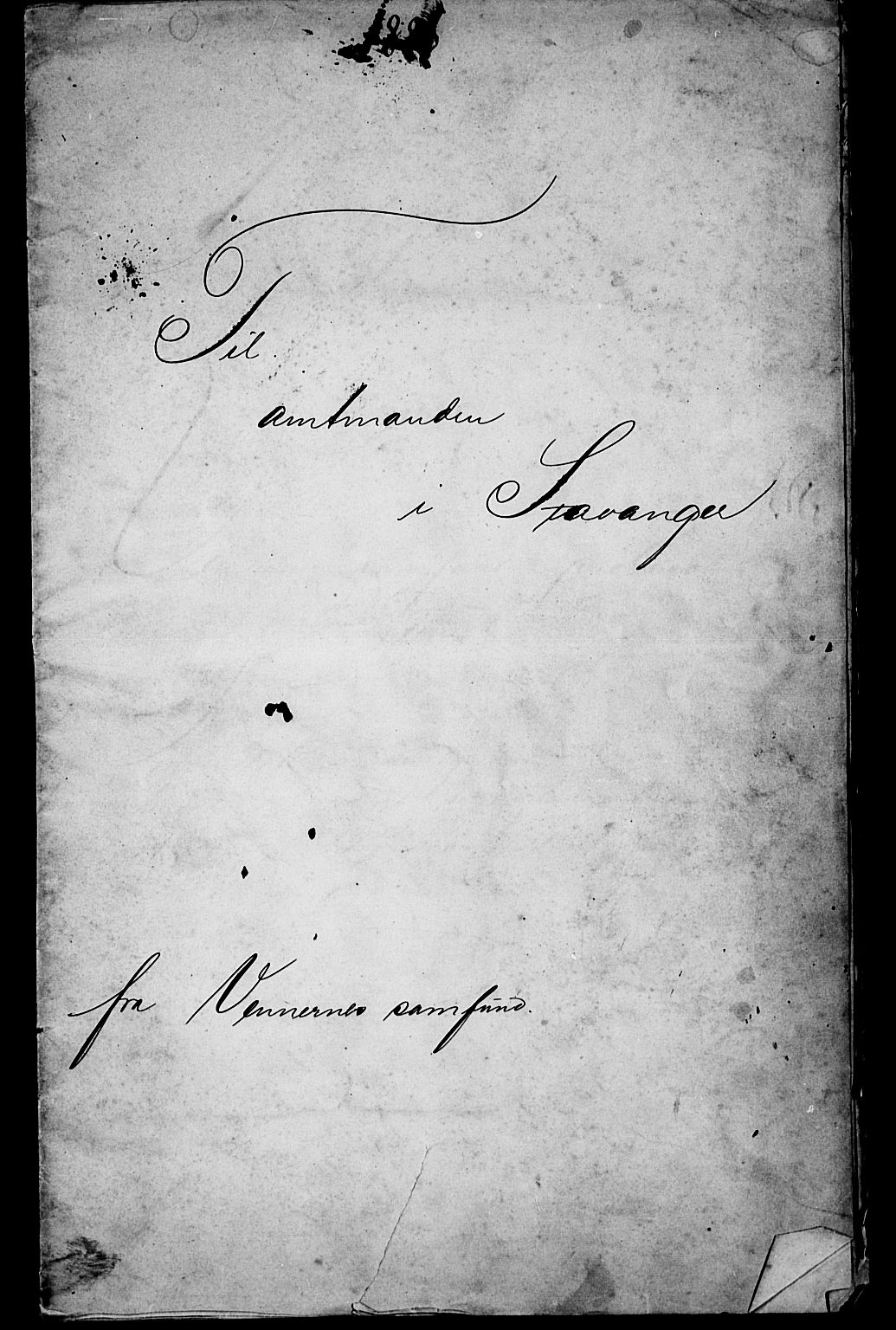 Pa 0160 - Vennenes Samfunn, Stavanger, AV/SAST-A-100269/F: Dissenter register no. -, 1870-1898