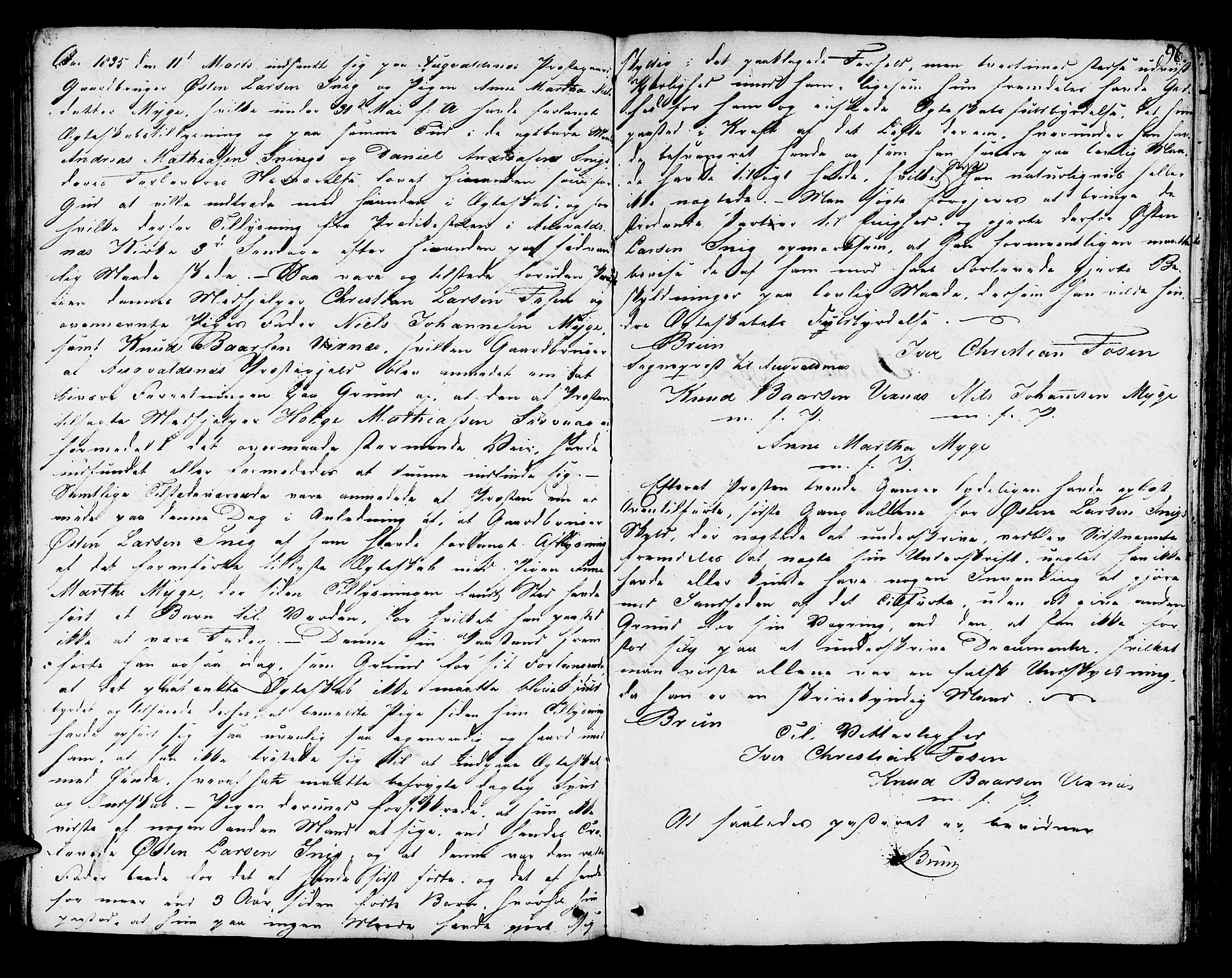 Avaldsnes sokneprestkontor, SAST/A -101851/H/Ha/Haa/L0003: Parish register (official) no. A 3, 1801-1817, p. 96