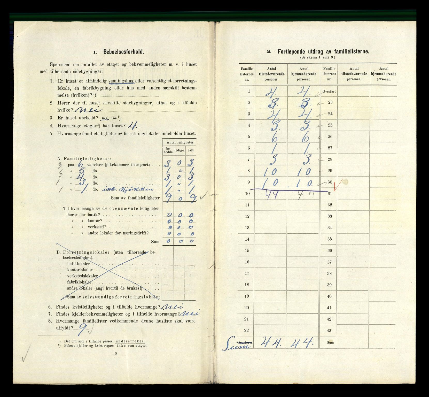 RA, 1910 census for Kristiania, 1910, p. 66384