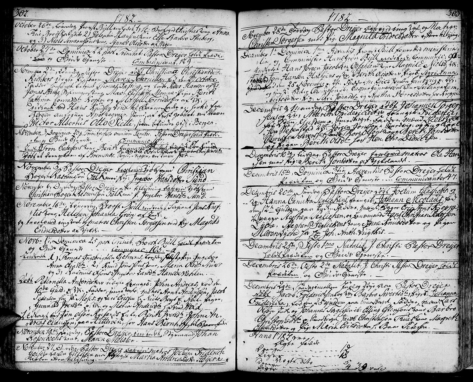 Ministerialprotokoller, klokkerbøker og fødselsregistre - Møre og Romsdal, AV/SAT-A-1454/572/L0840: Parish register (official) no. 572A03, 1754-1784, p. 302-303