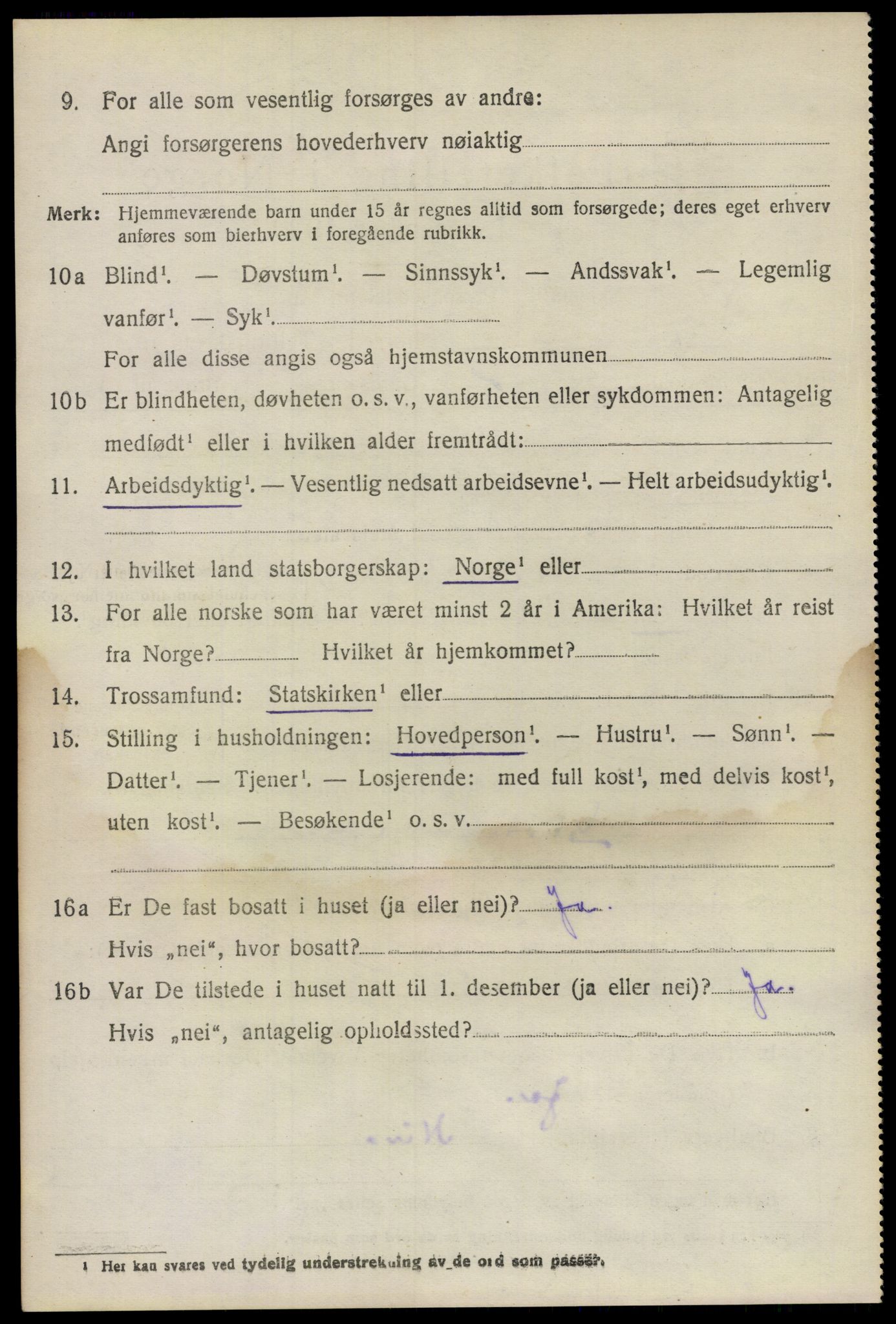 SAO, 1920 census for Rygge, 1920, p. 6094