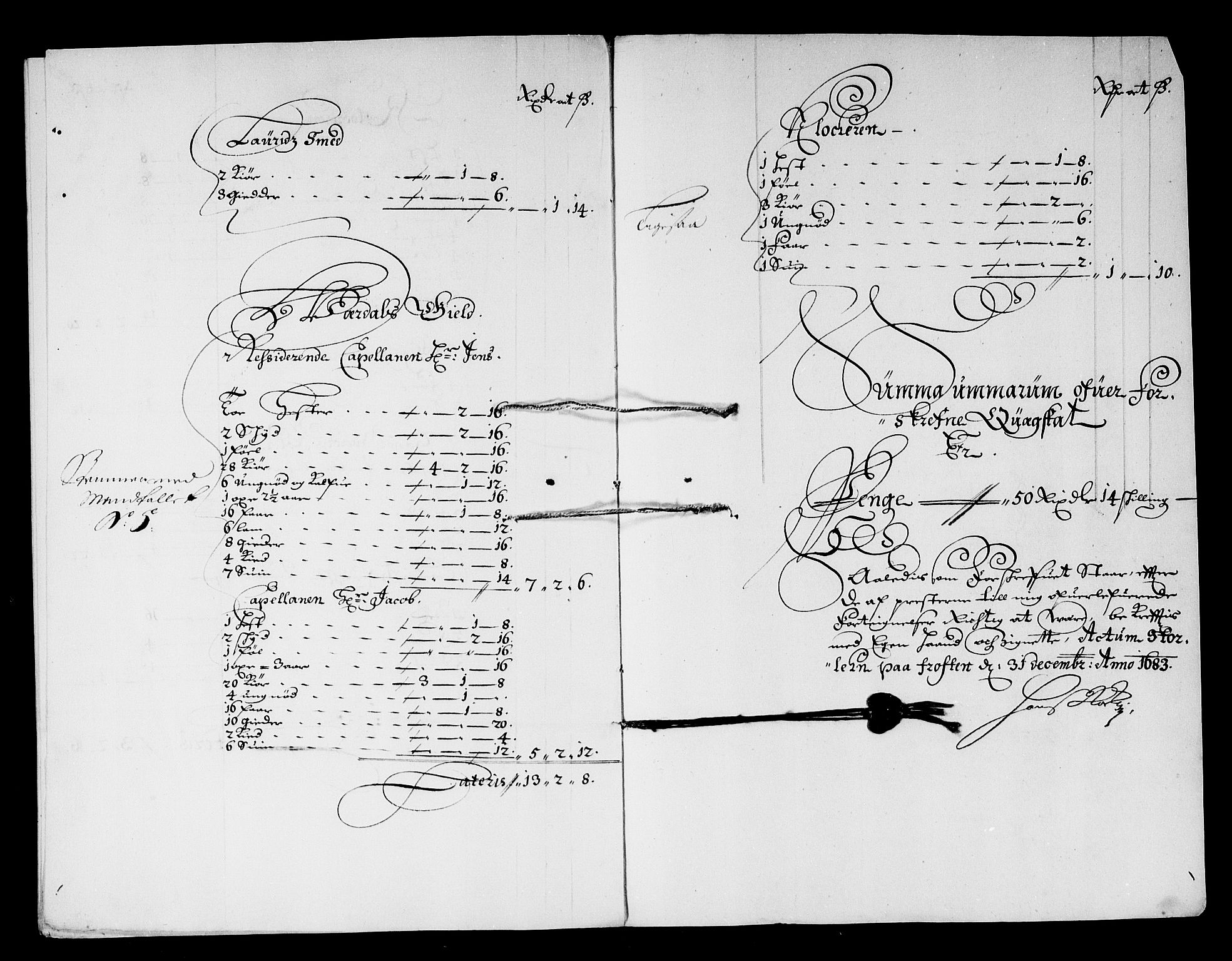Rentekammeret inntil 1814, Reviderte regnskaper, Stiftamtstueregnskaper, Trondheim stiftamt og Nordland amt, AV/RA-EA-6044/R/Rg/L0071: Trondheim stiftamt og Nordland amt, 1683