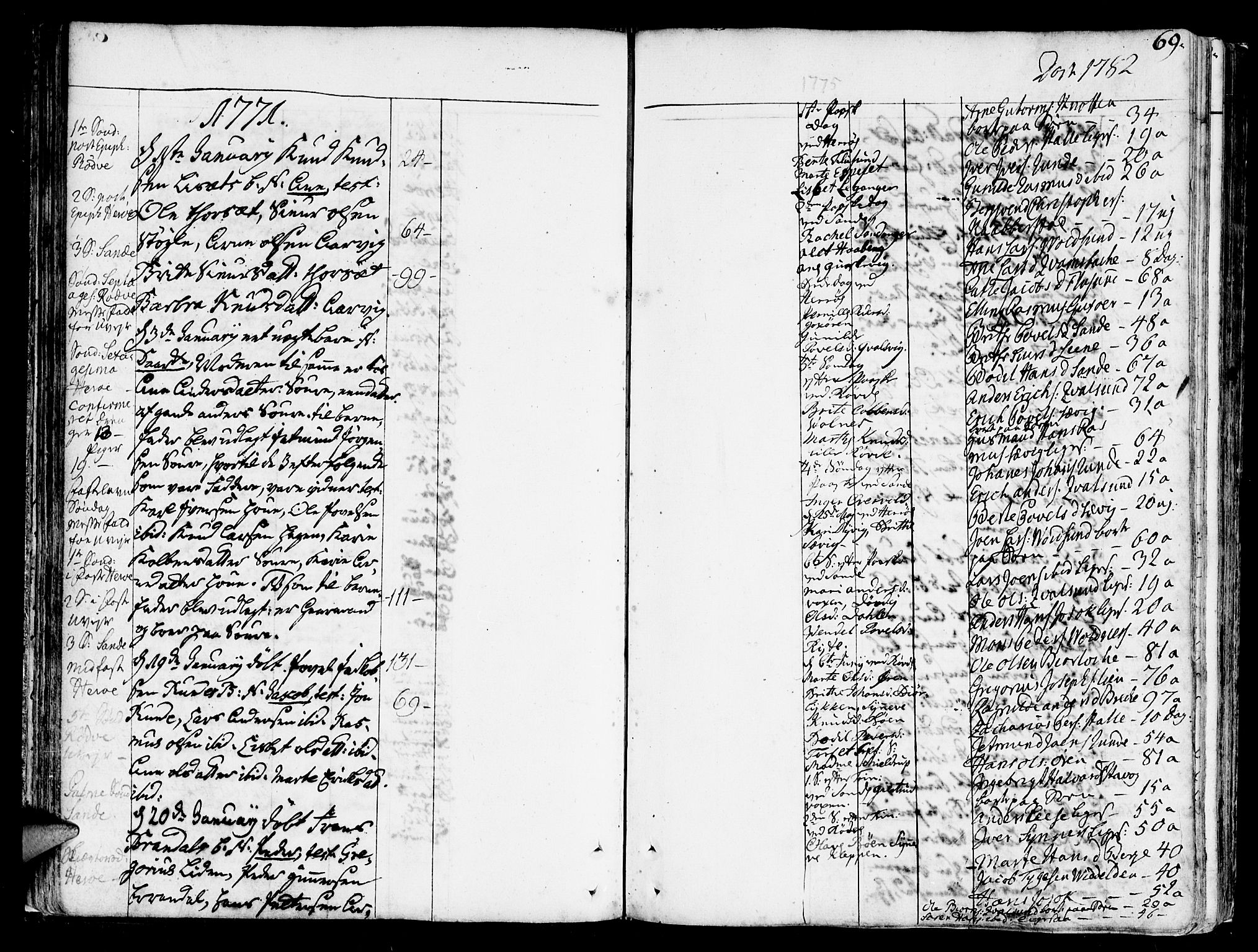 Ministerialprotokoller, klokkerbøker og fødselsregistre - Møre og Romsdal, SAT/A-1454/507/L0067: Parish register (official) no. 507A02, 1767-1788, p. 69